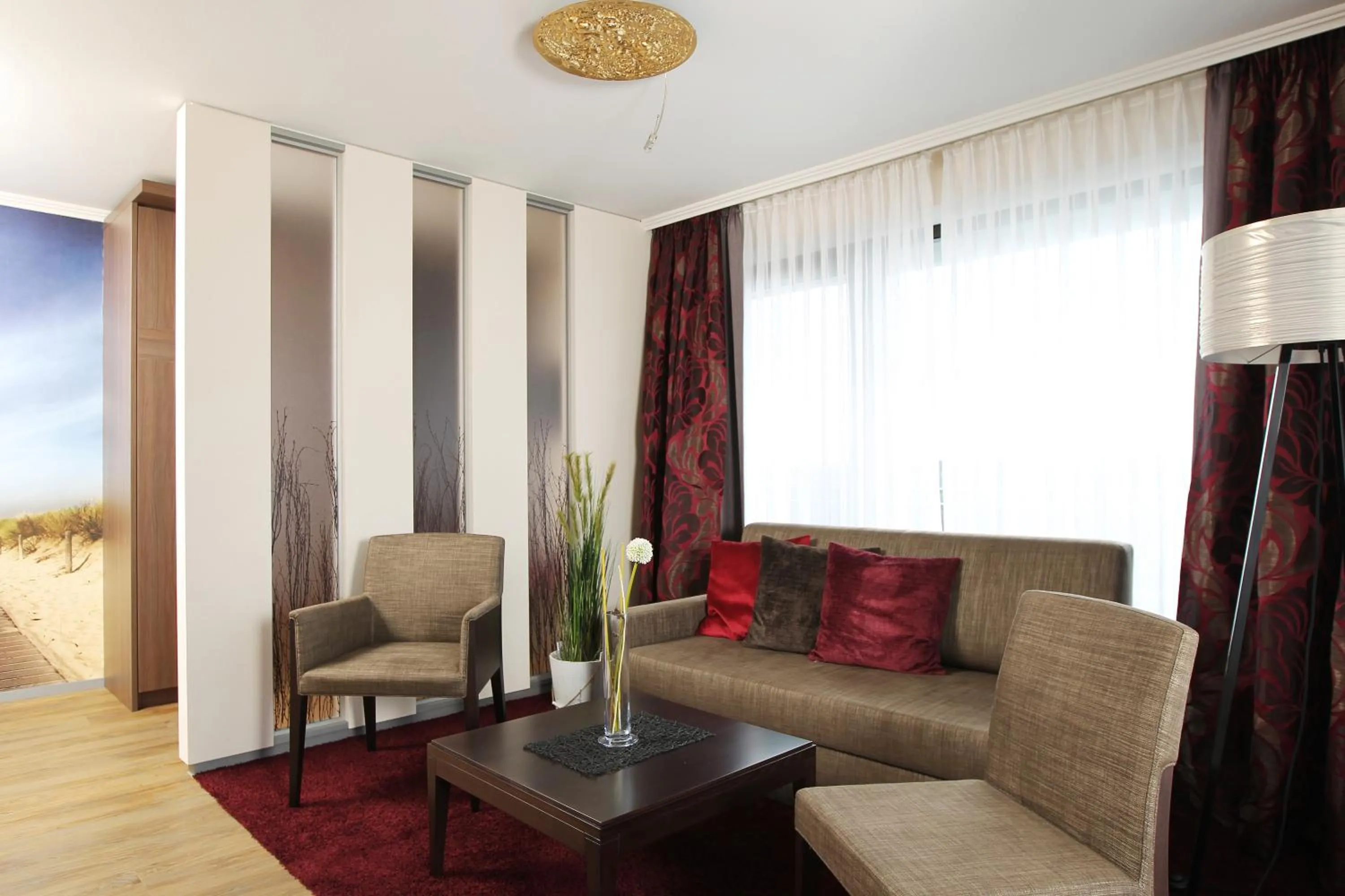 Seating area in Hotel Seelust