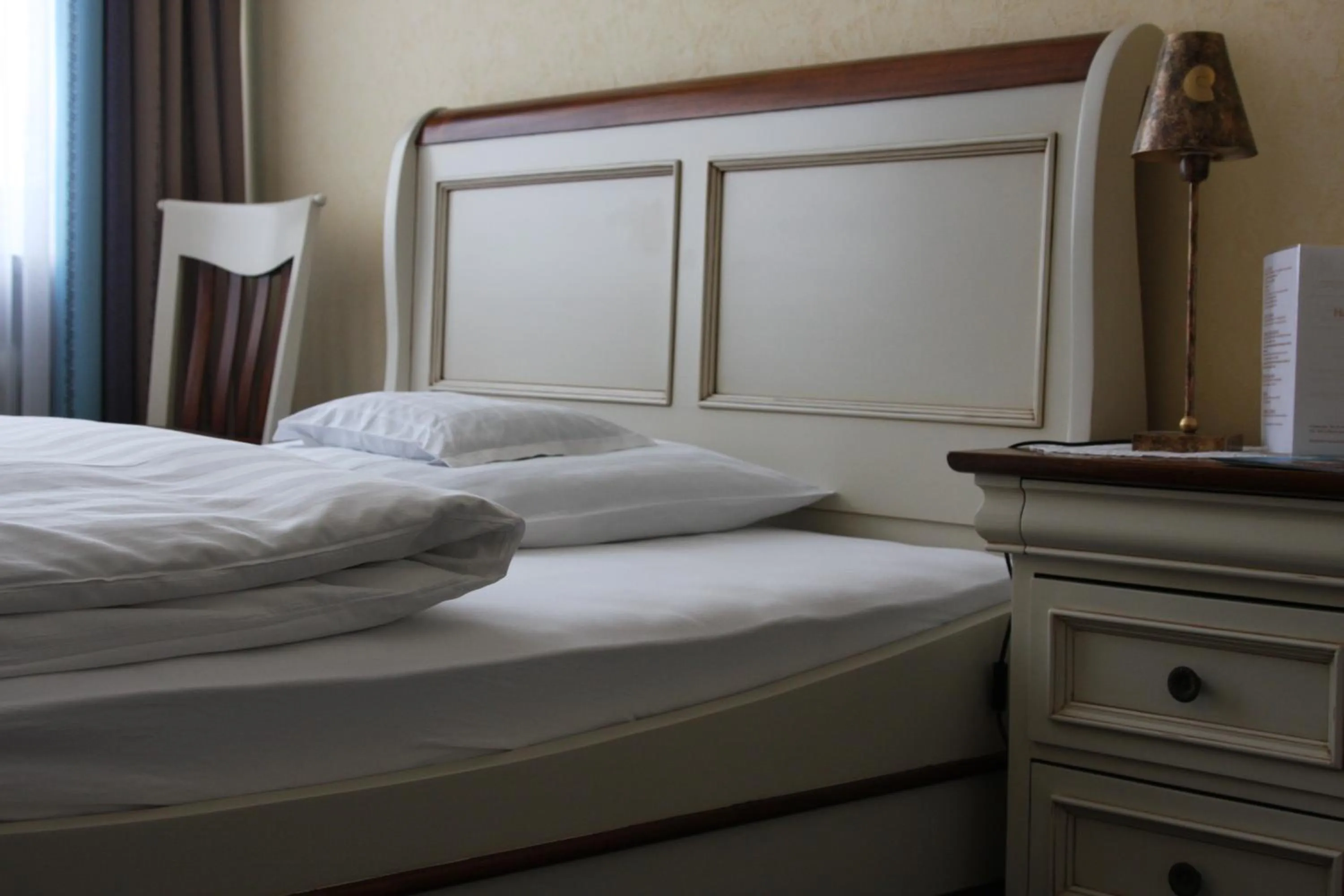 Bed in Hotel Seelust