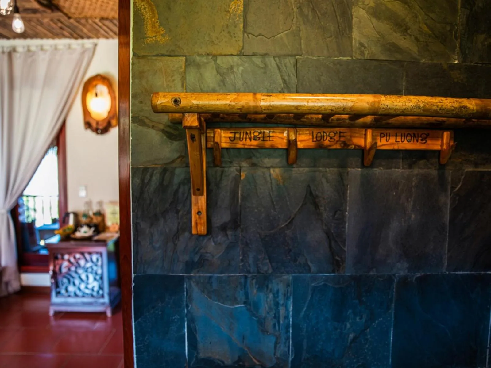 Shower in Pu Luong Jungle Lodge