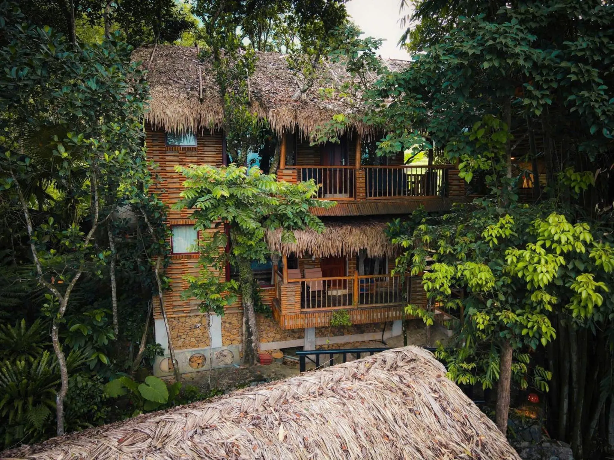 Property building in Pu Luong Jungle Lodge