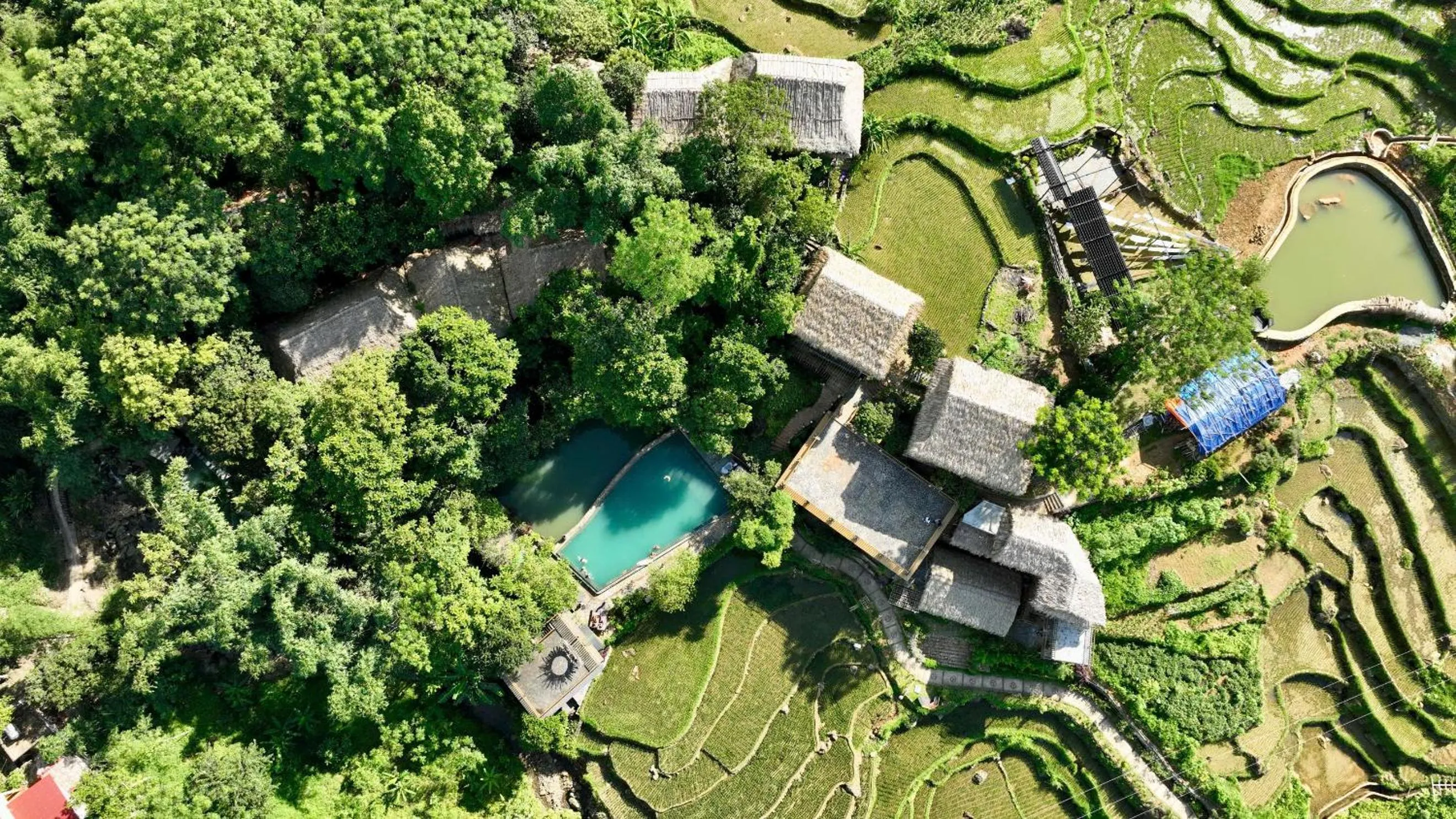 Property building in Pu Luong Jungle Lodge