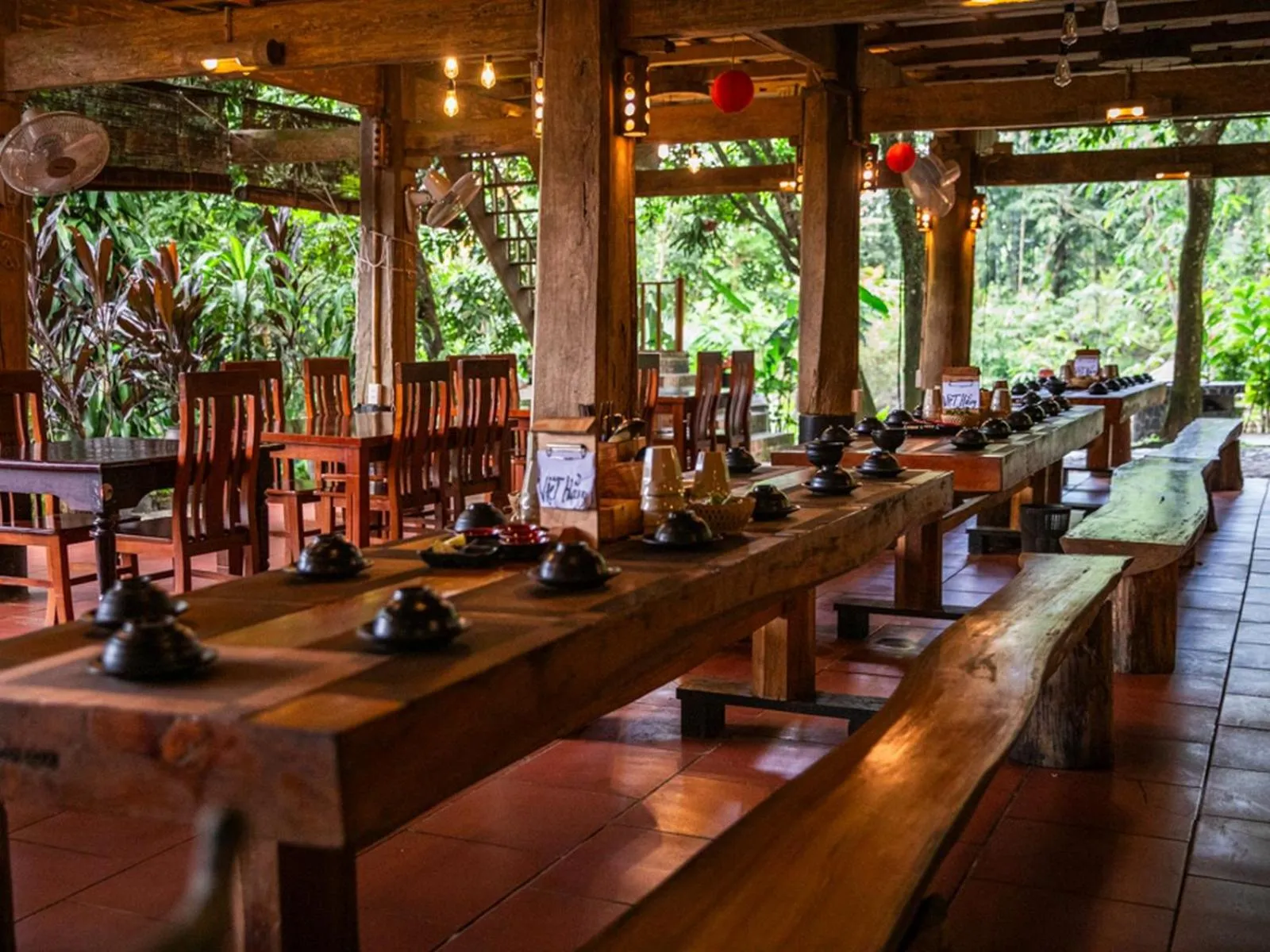 Restaurant/places to eat in Pu Luong Jungle Lodge