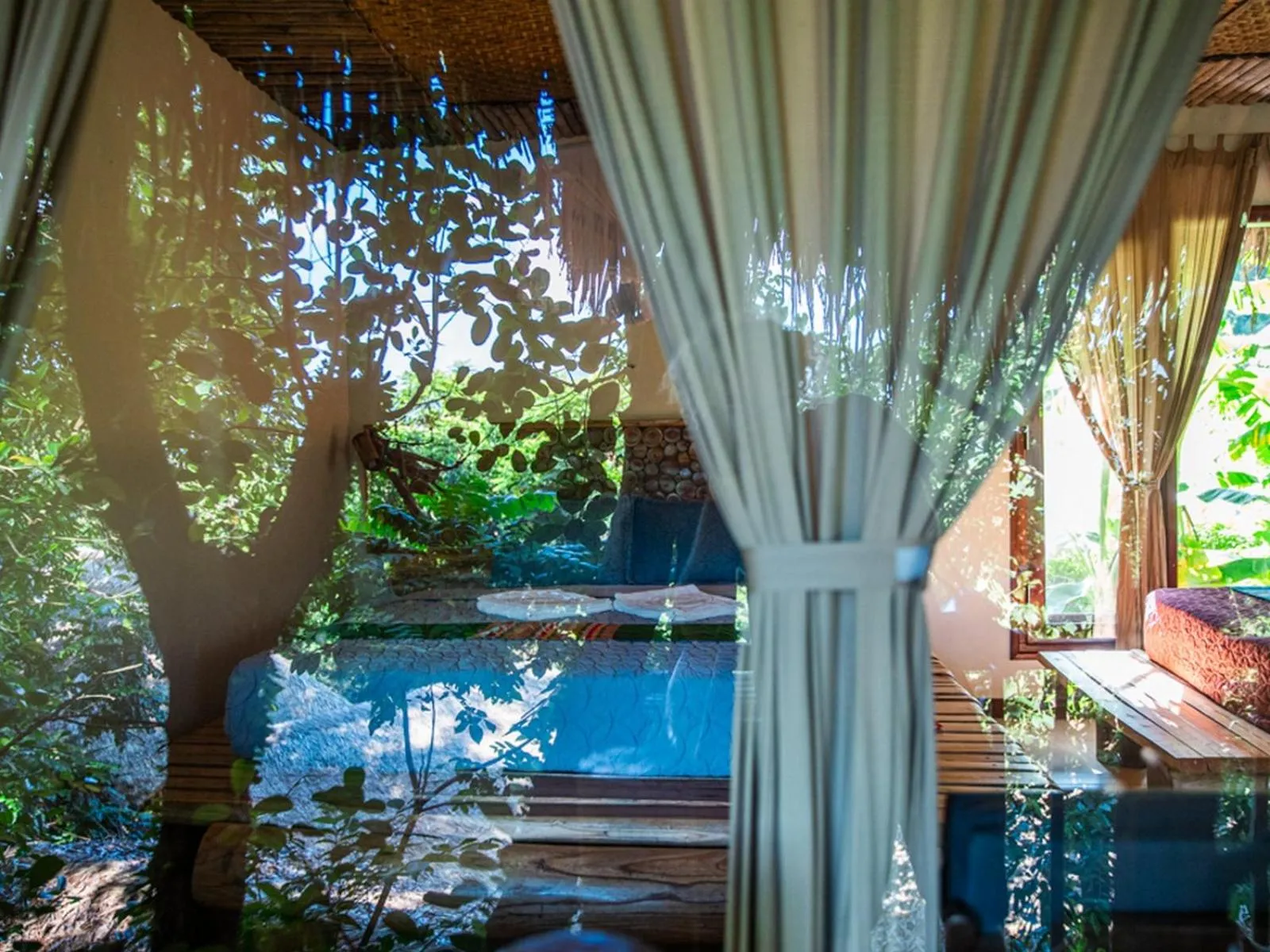 Bedroom in Pu Luong Jungle Lodge