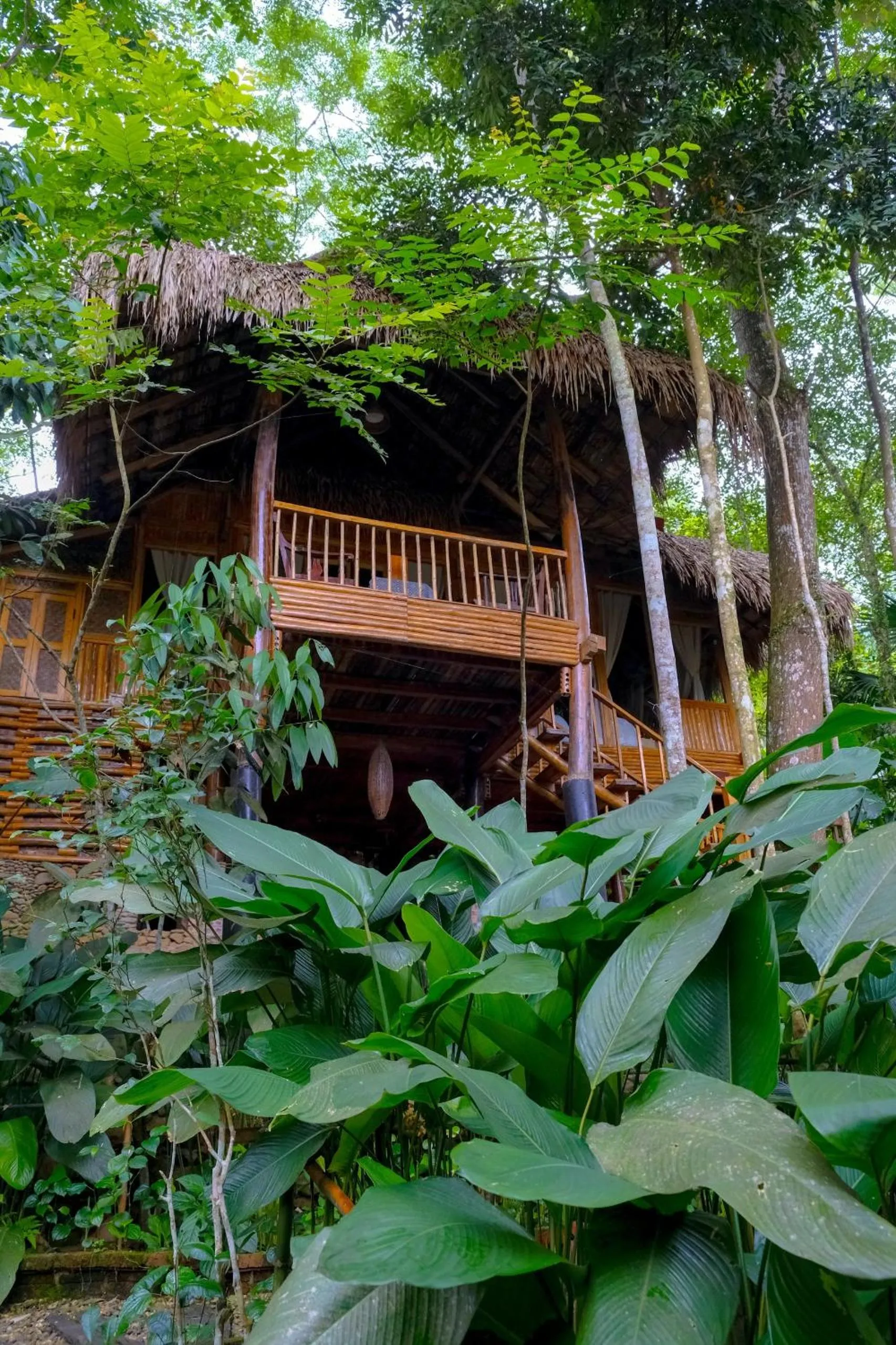 Property building in Pu Luong Jungle Lodge