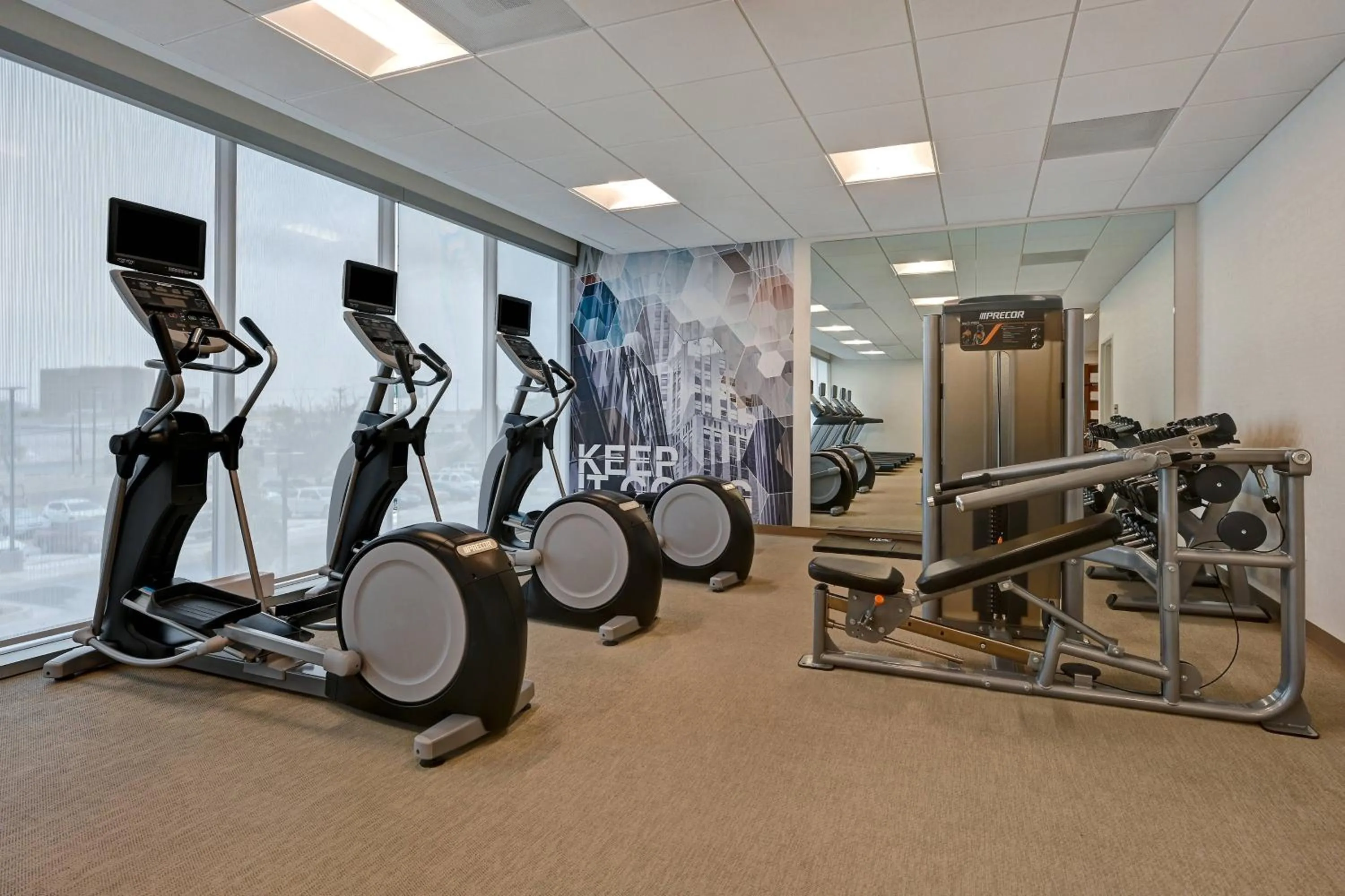 Fitness centre/facilities in SpringHill Suites by Marriott Albuquerque University Area