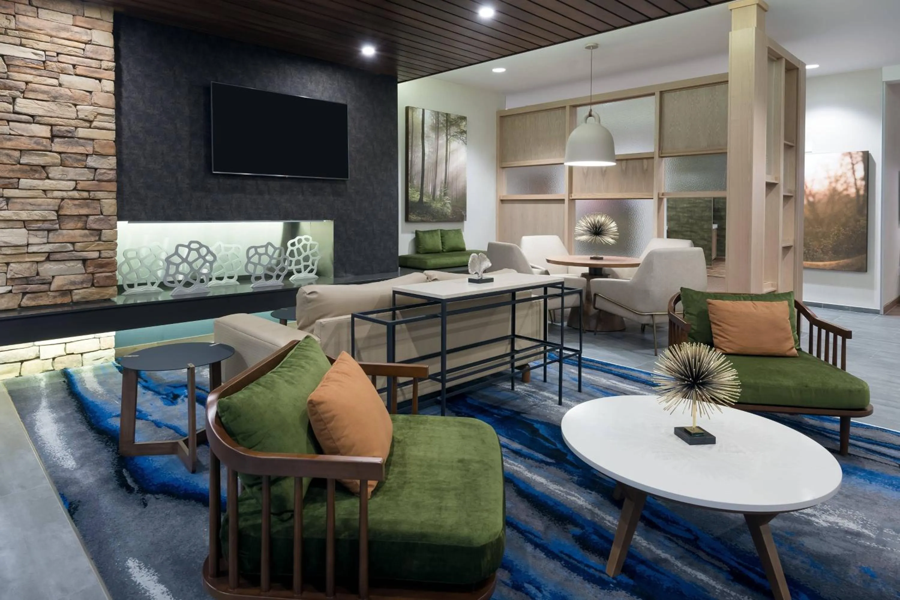 Lobby or reception in Fairfield Inn & Suites Charlotte Monroe