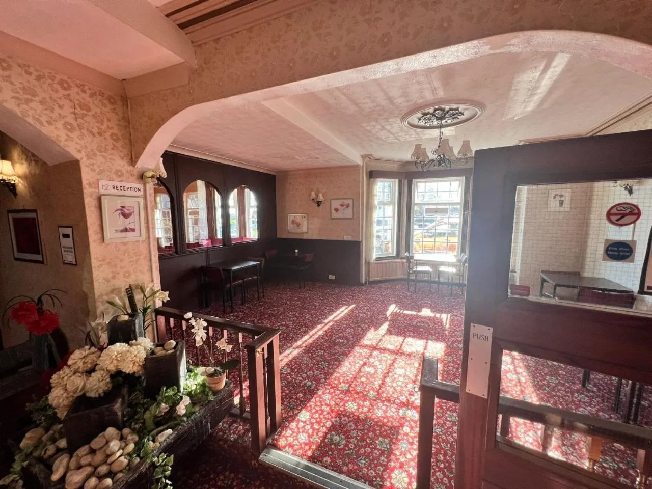 Lobby or reception in Fjaerland Hotel