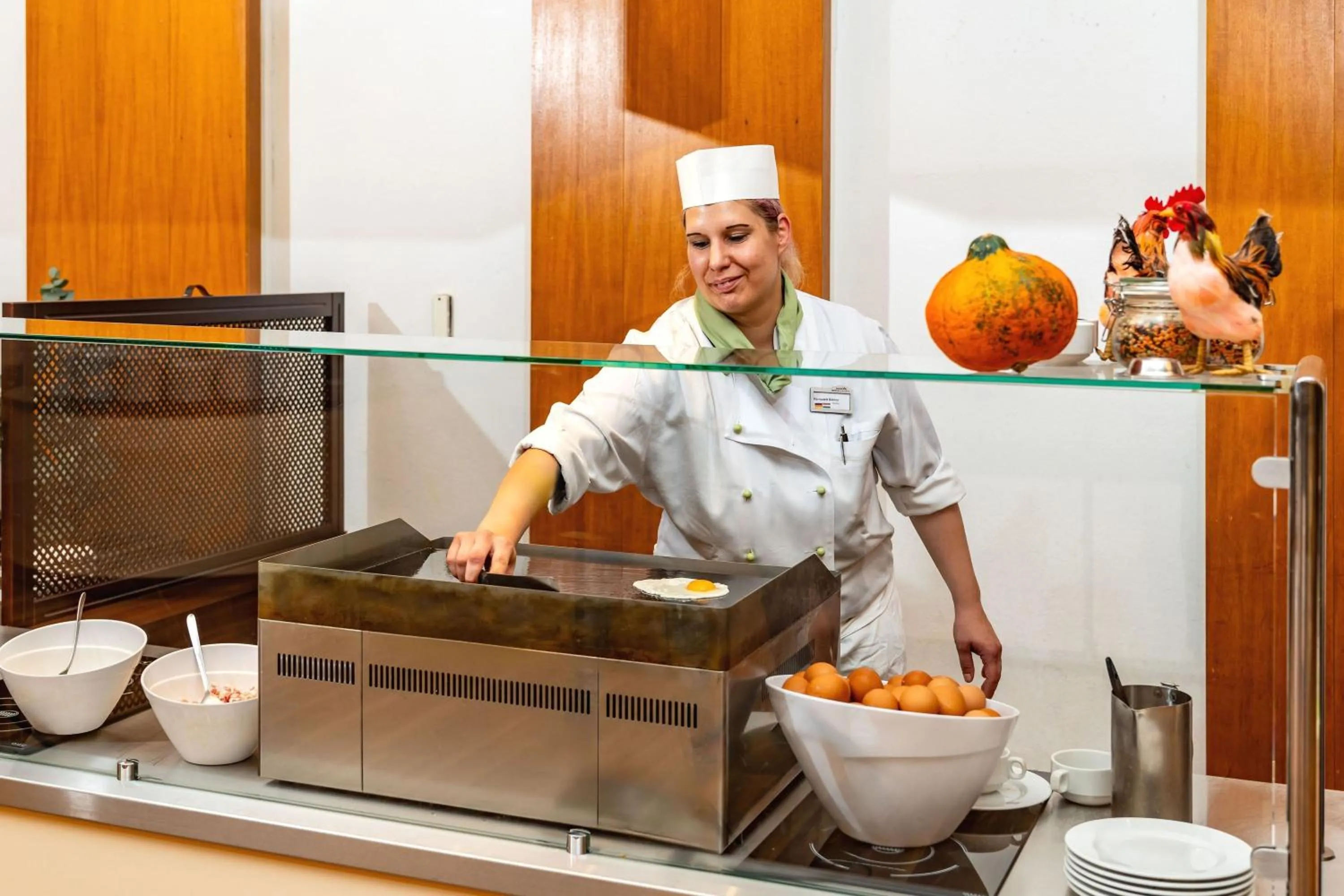 Restaurant/places to eat in AHORN Seehotel Templin