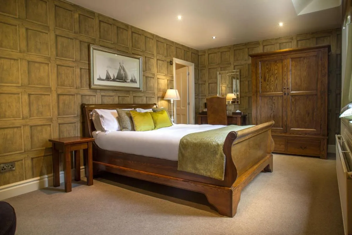 Photo of the whole room, Bed in Mitton Hall Hotel