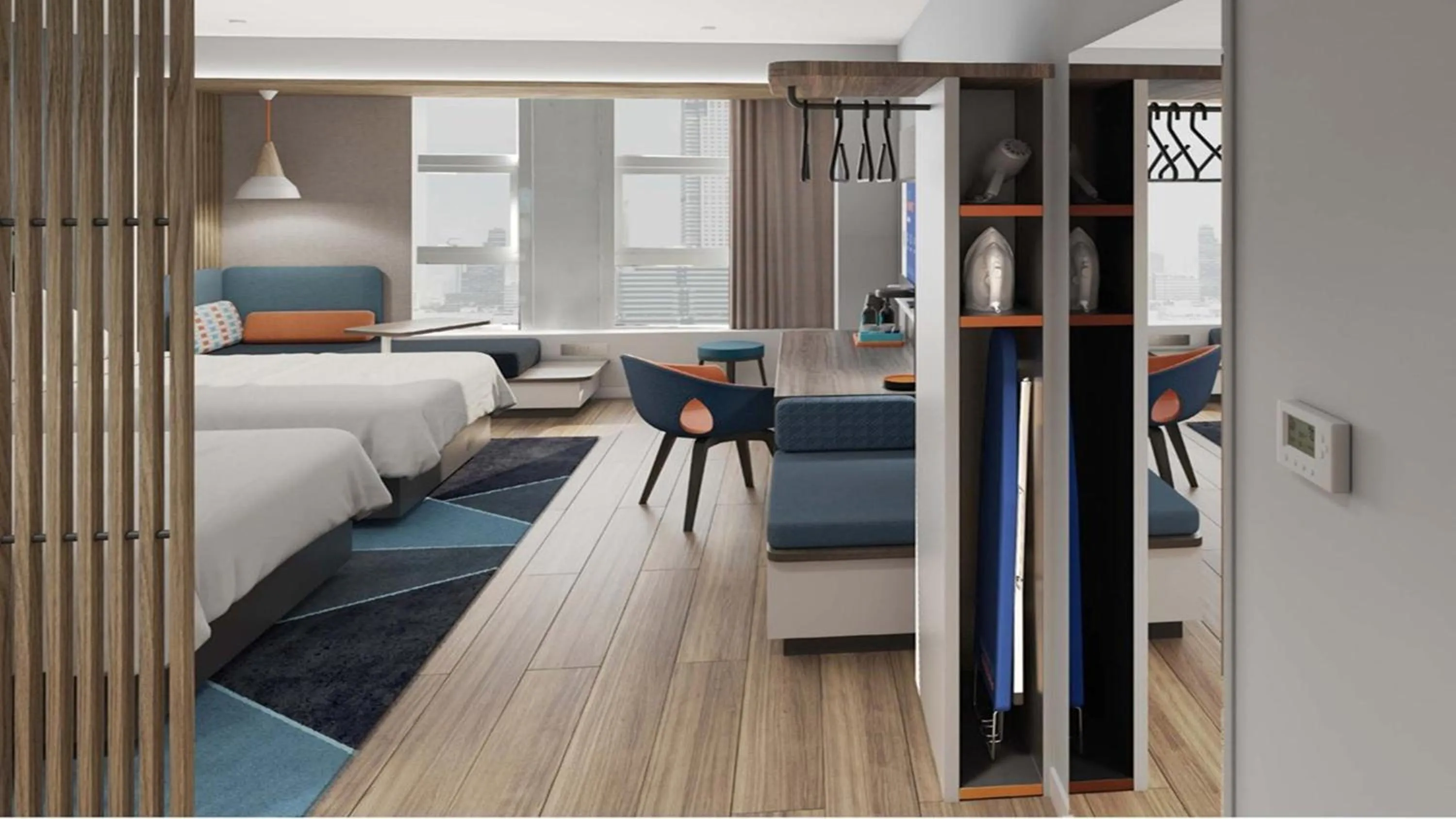 Photo of the whole room, Bed in Holiday Inn Express Urumqi Station by IHG