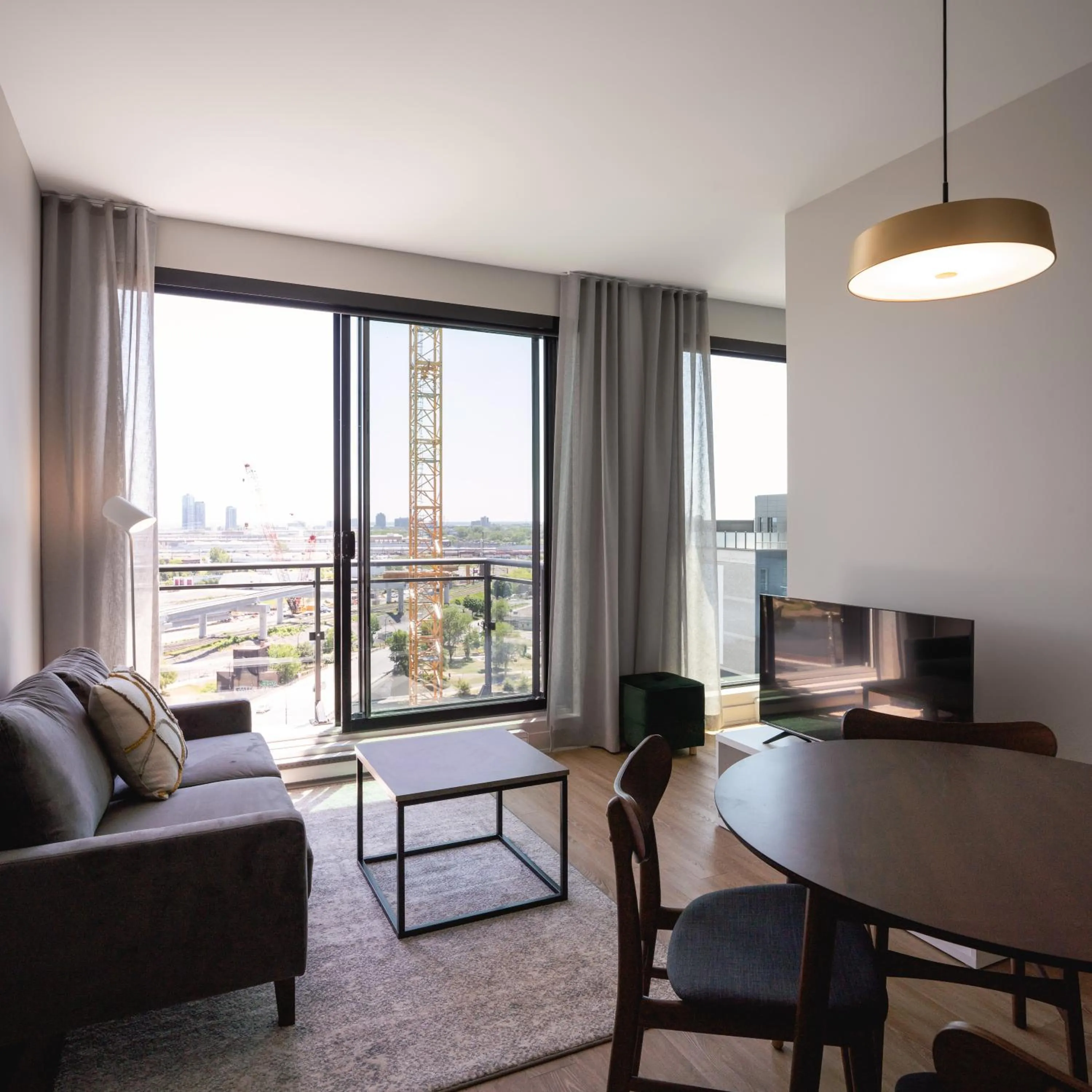 Living room in Griffintown Hôtel