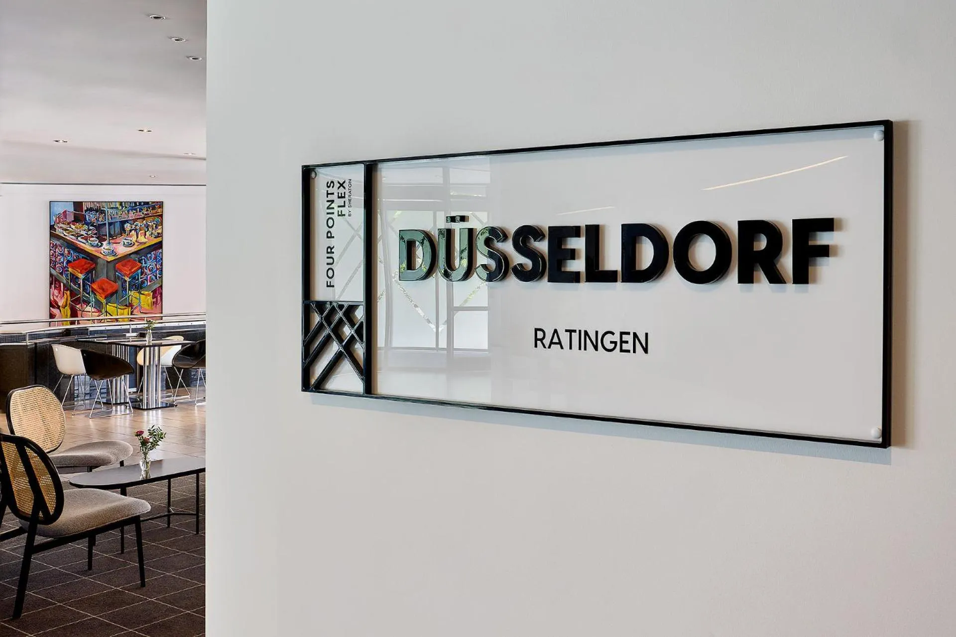 Property logo or sign in Four Points Flex by Sheraton Ratingen Düsseldorf Airport