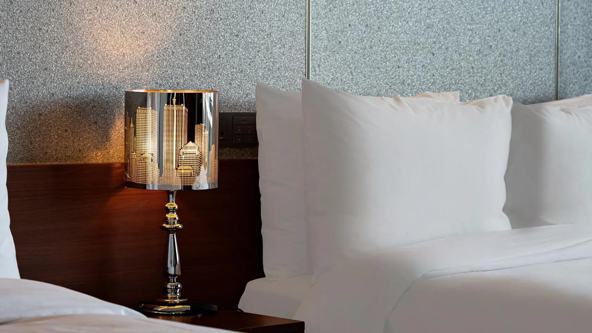 Bed in Hotel JCS Yeosu