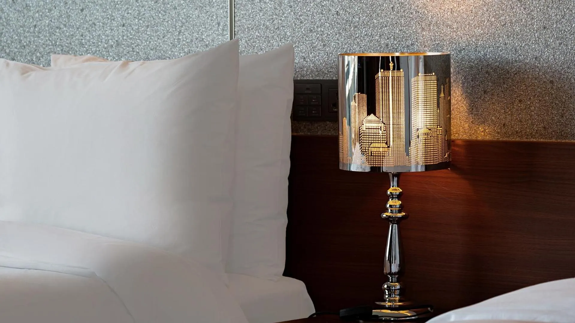 Bed in Hotel JCS Yeosu