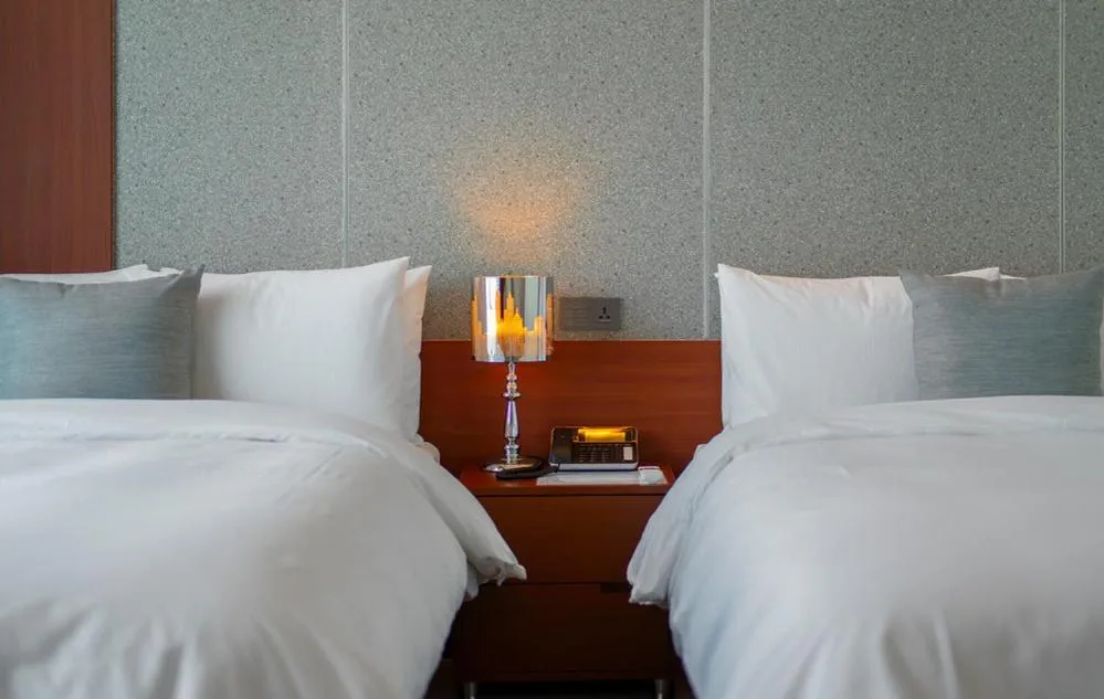 Bed in Hotel JCS Yeosu