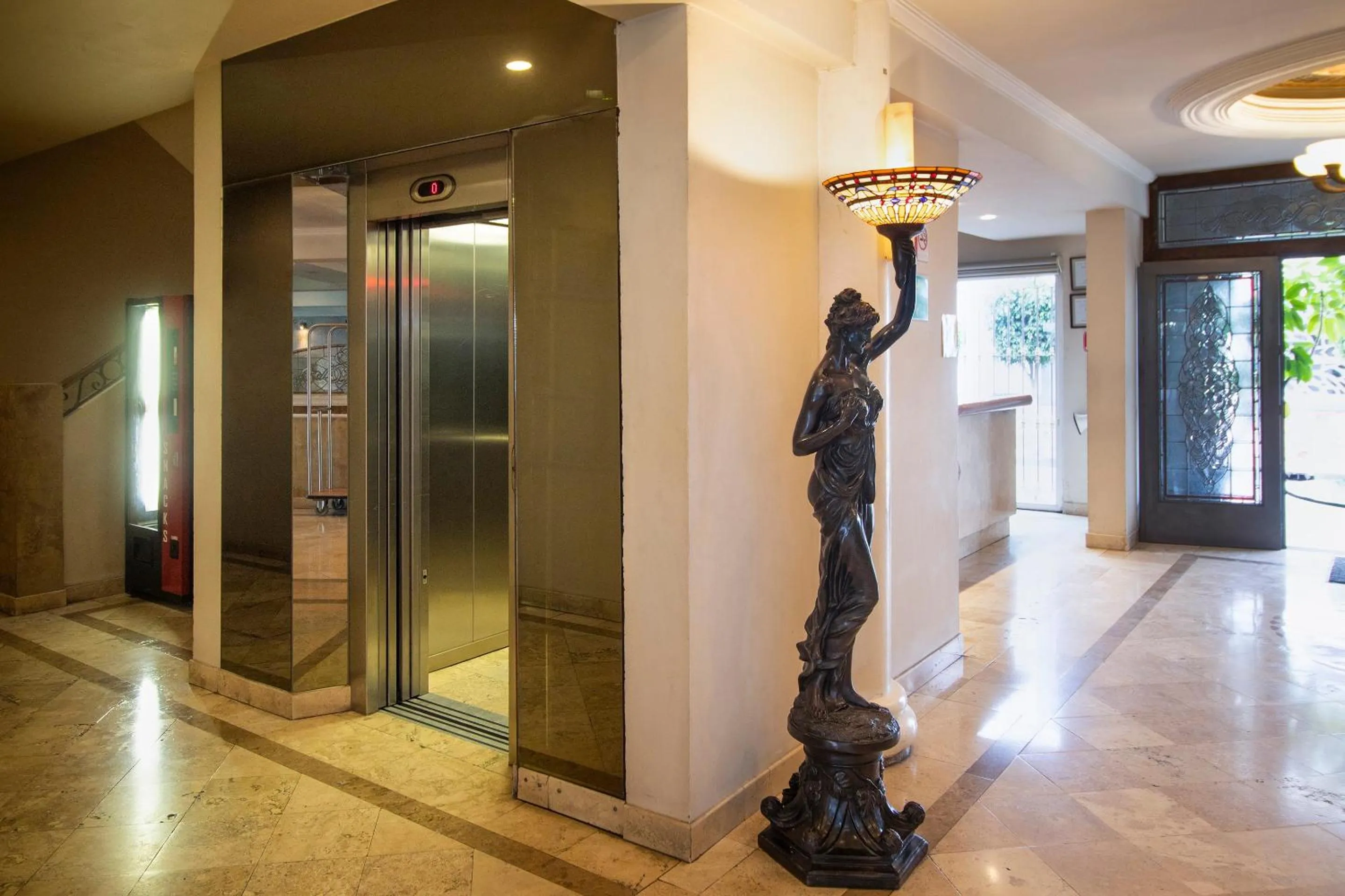 Facility for disabled guests in Hotel Las Iglesias, Cholula