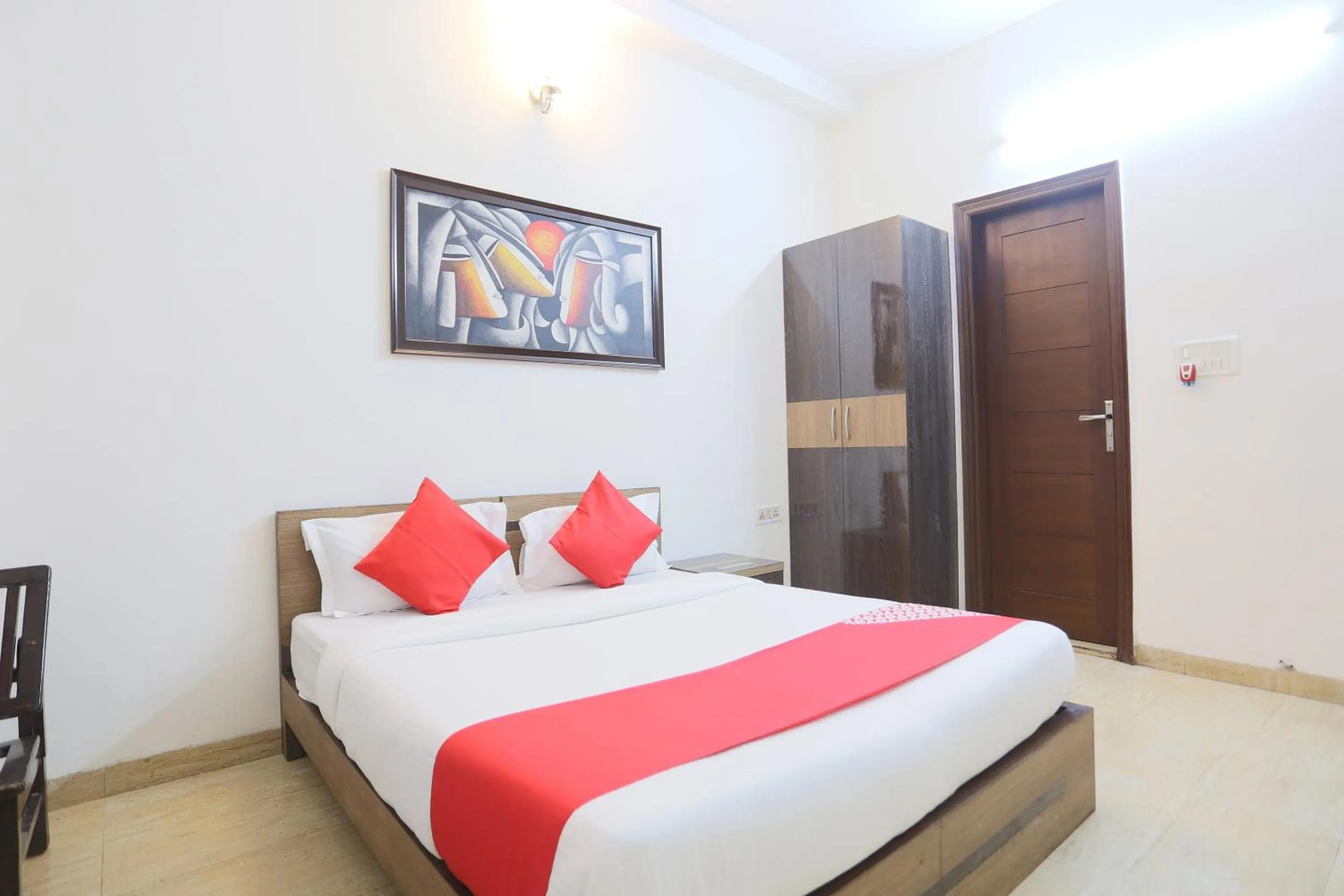 Bedroom, Bed in Hotel O New Raj Kamal