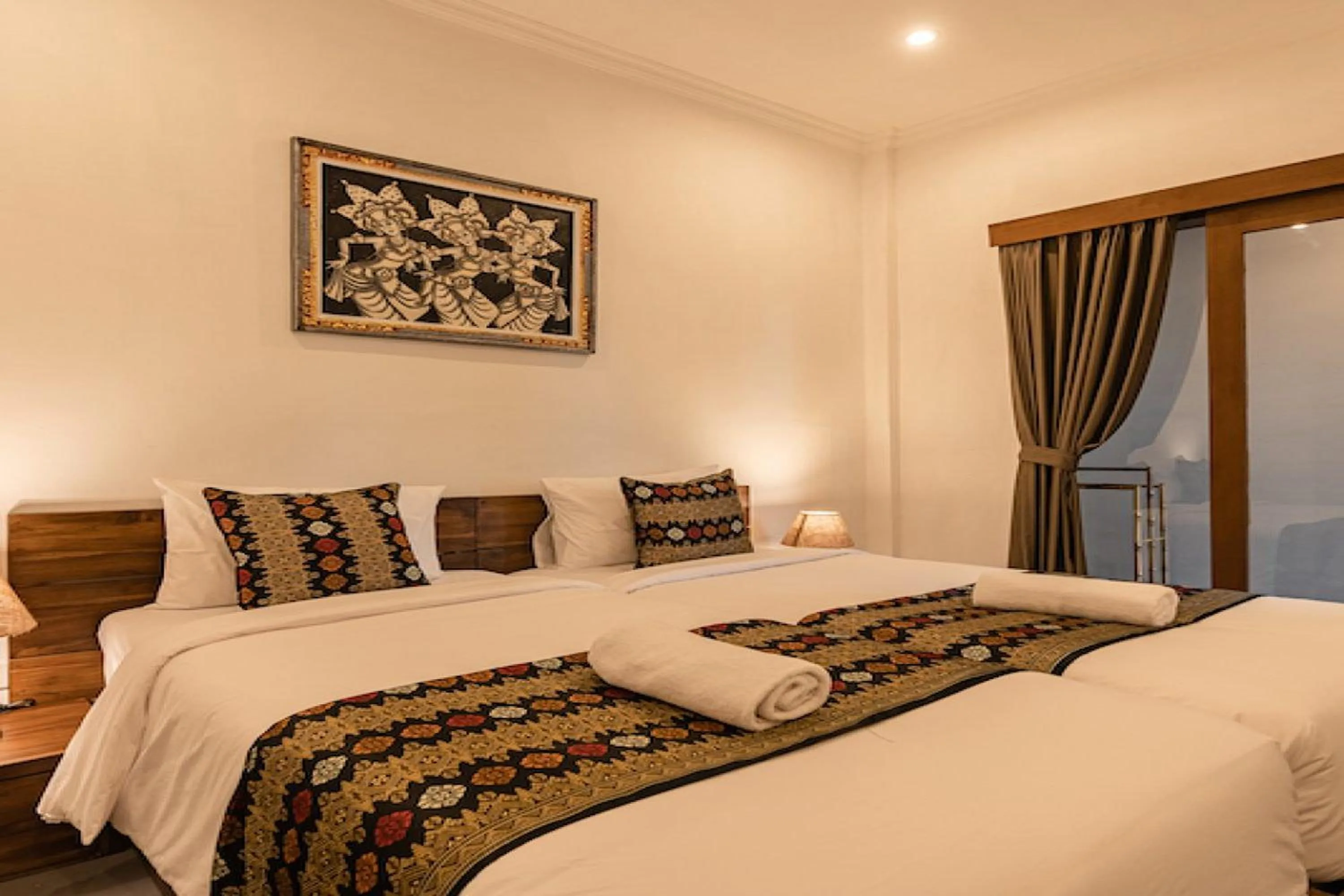 Bedroom, Bed in D'Meten Guest House Canggu