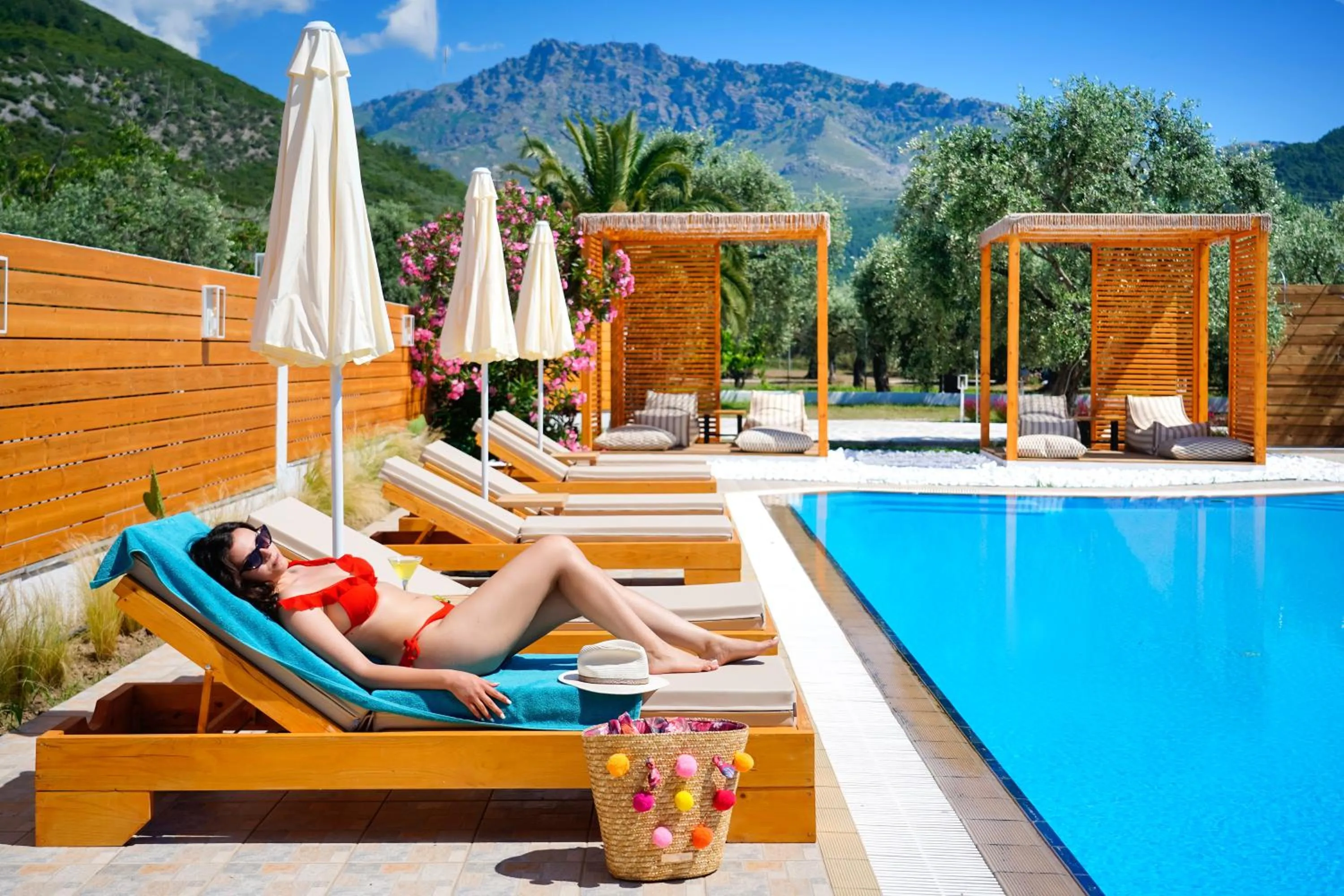 People in Nefeli Fresh Hotel by Del Mare