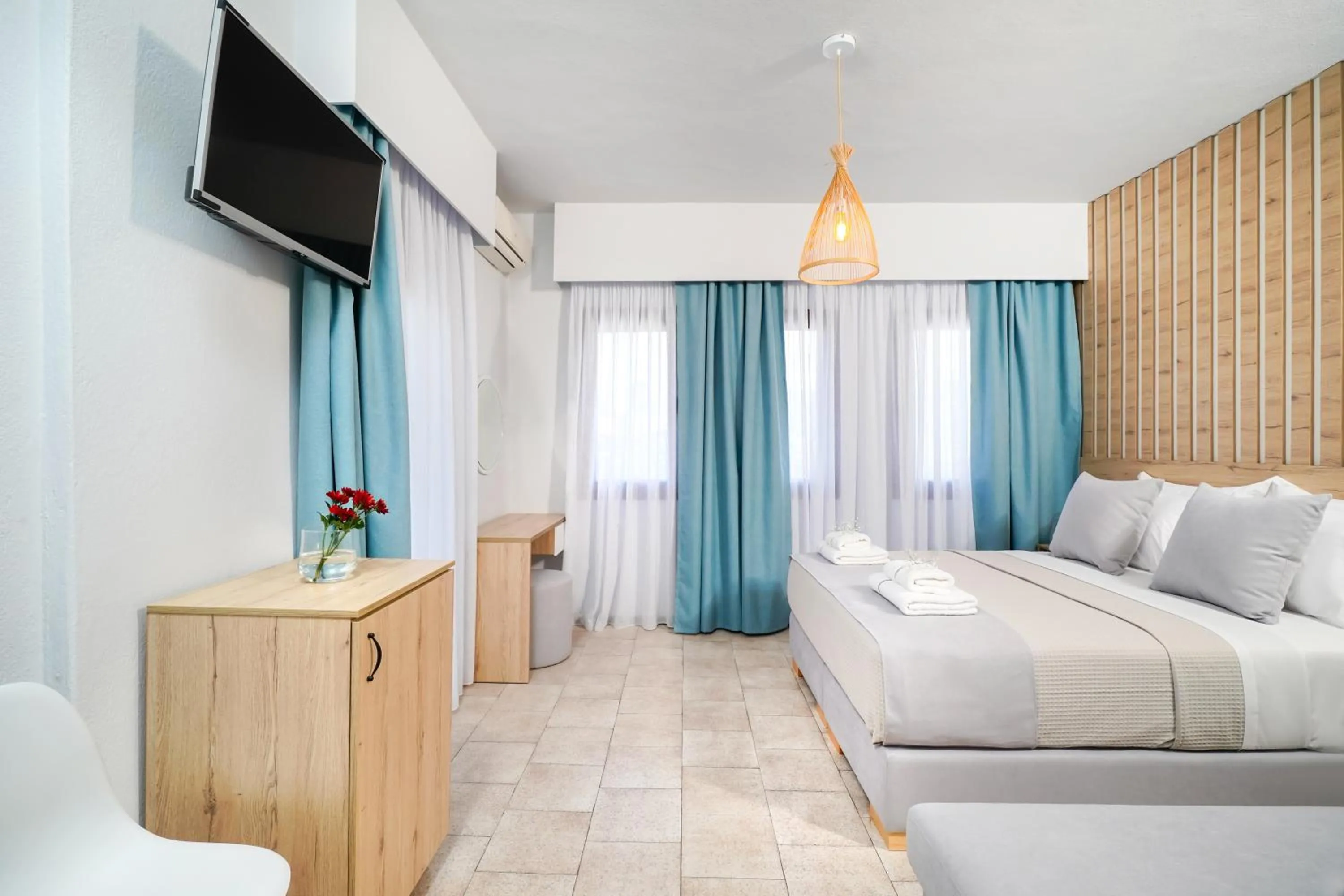 Photo of the whole room, Bed in Nefeli Fresh Hotel by Del Mare