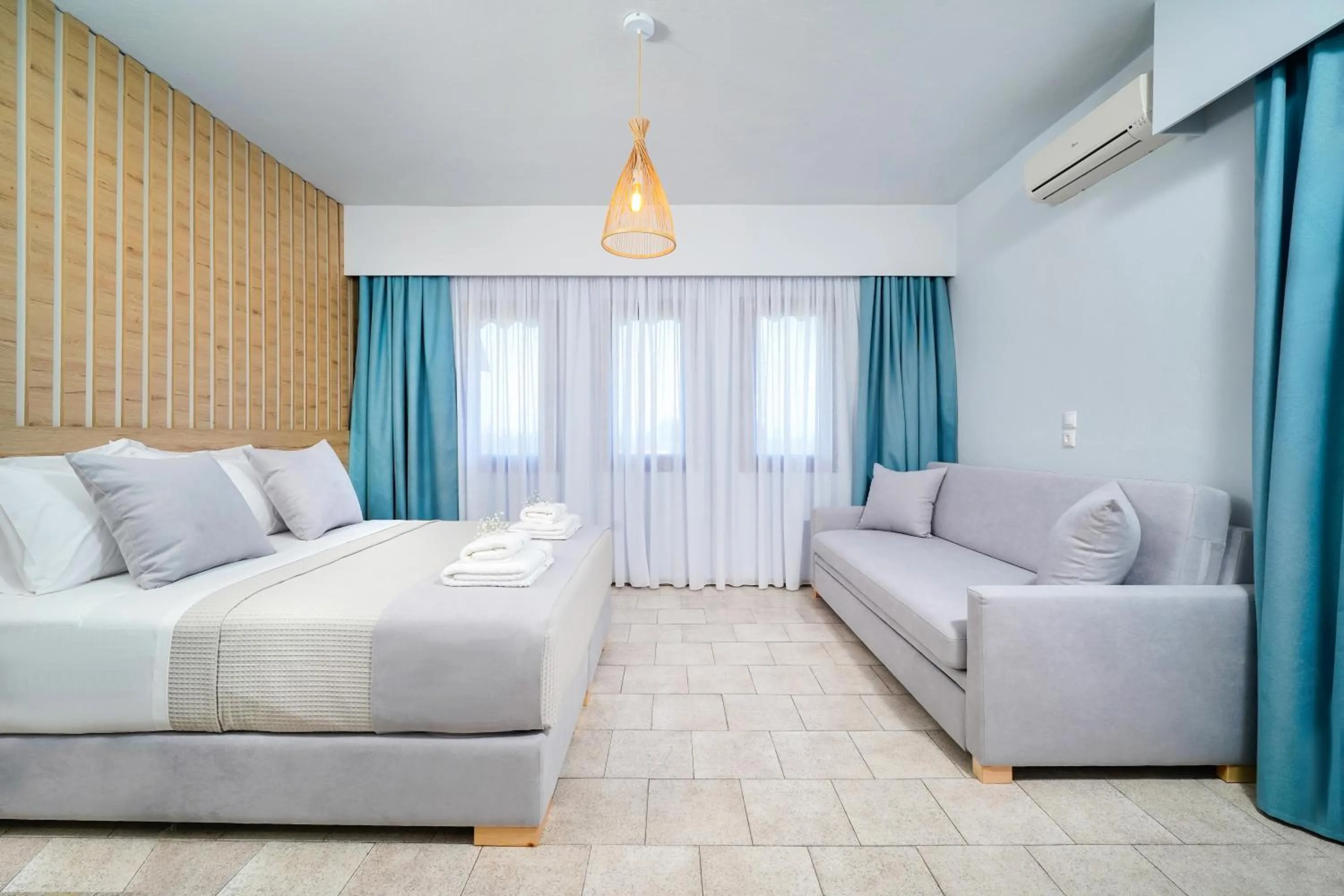 Photo of the whole room, Bed in Nefeli Fresh Hotel by Del Mare