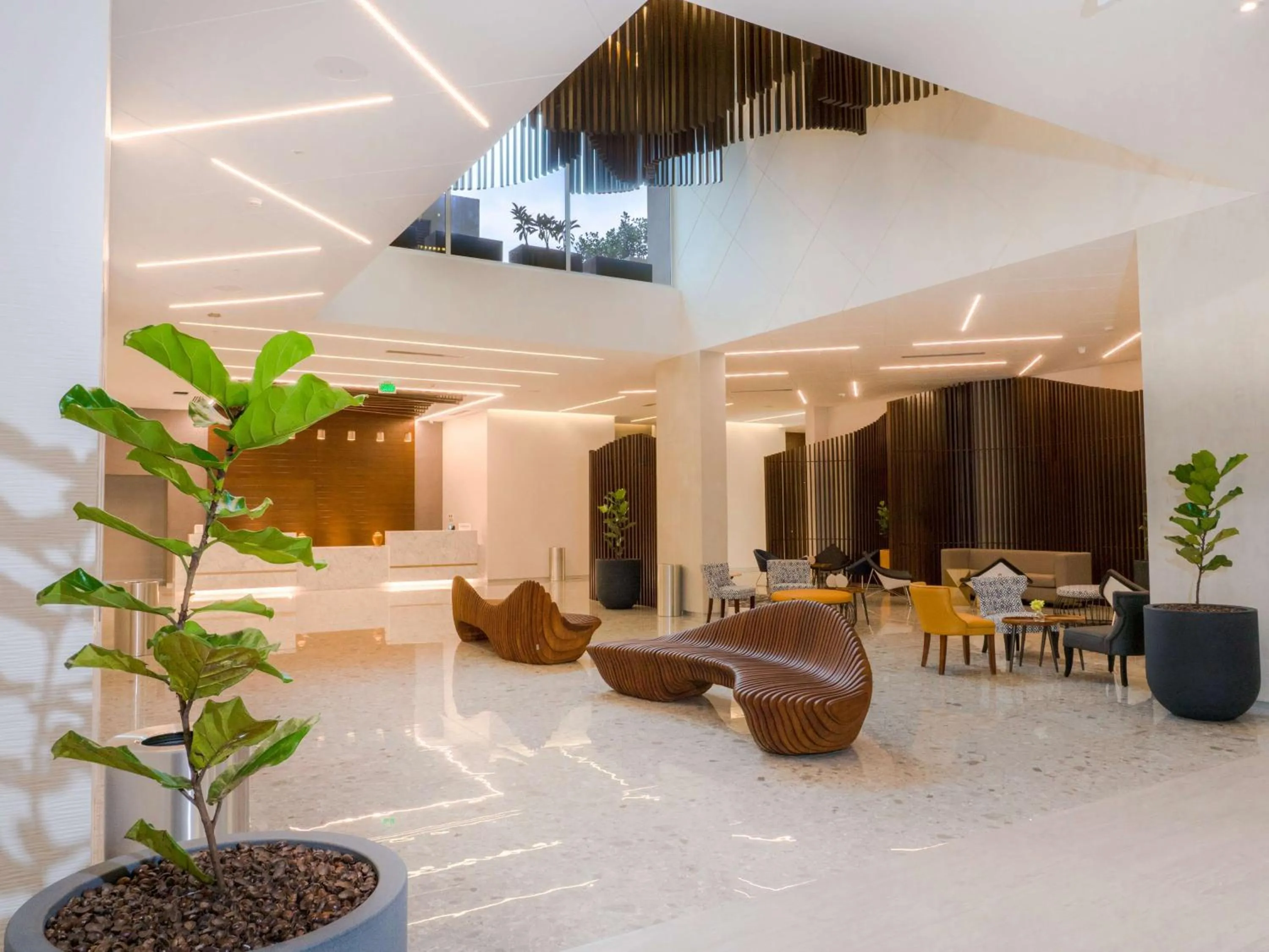 Lobby or reception in Hilton Garden Inn Santa Ana, San Jose