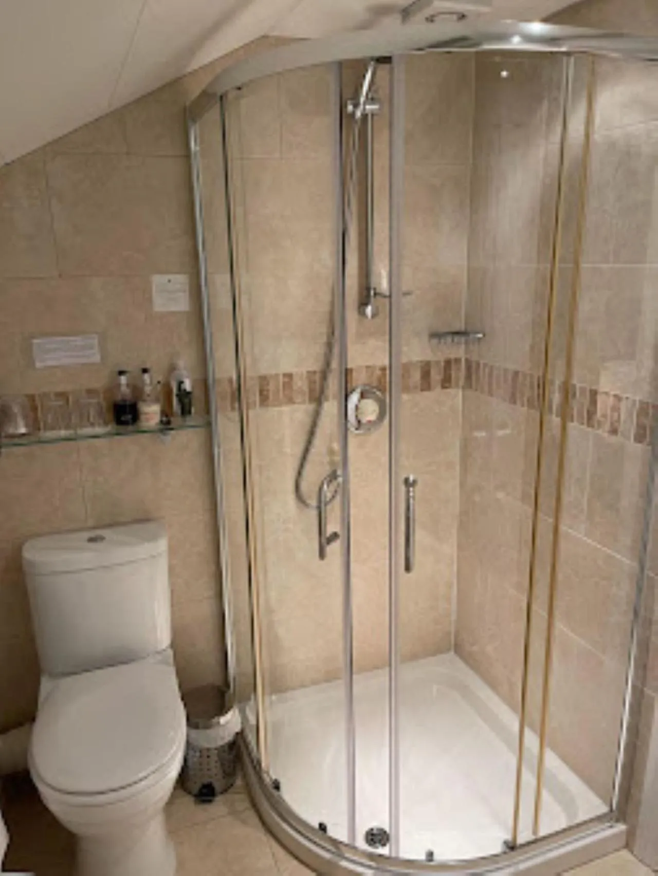 Shower in Grassington Lodge
