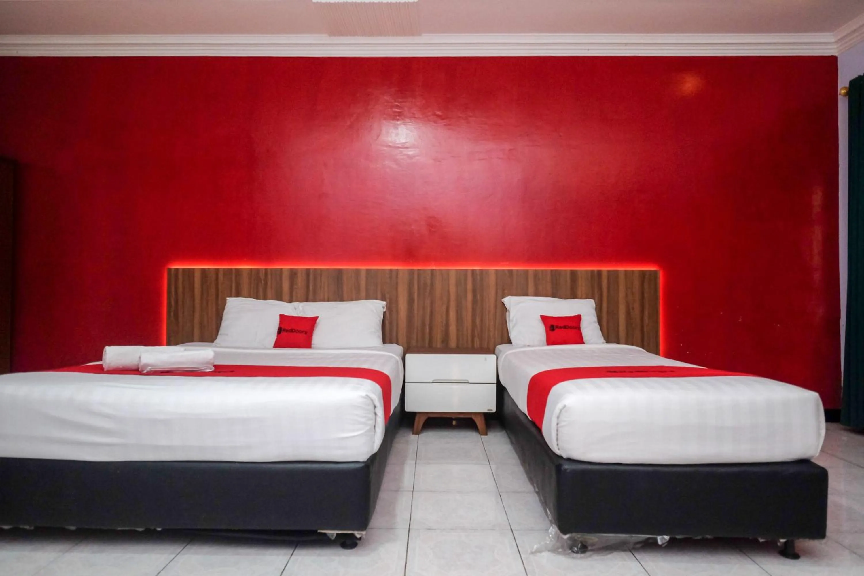 Bed in RedDoorz At Pondok Eyang Obi Sleman