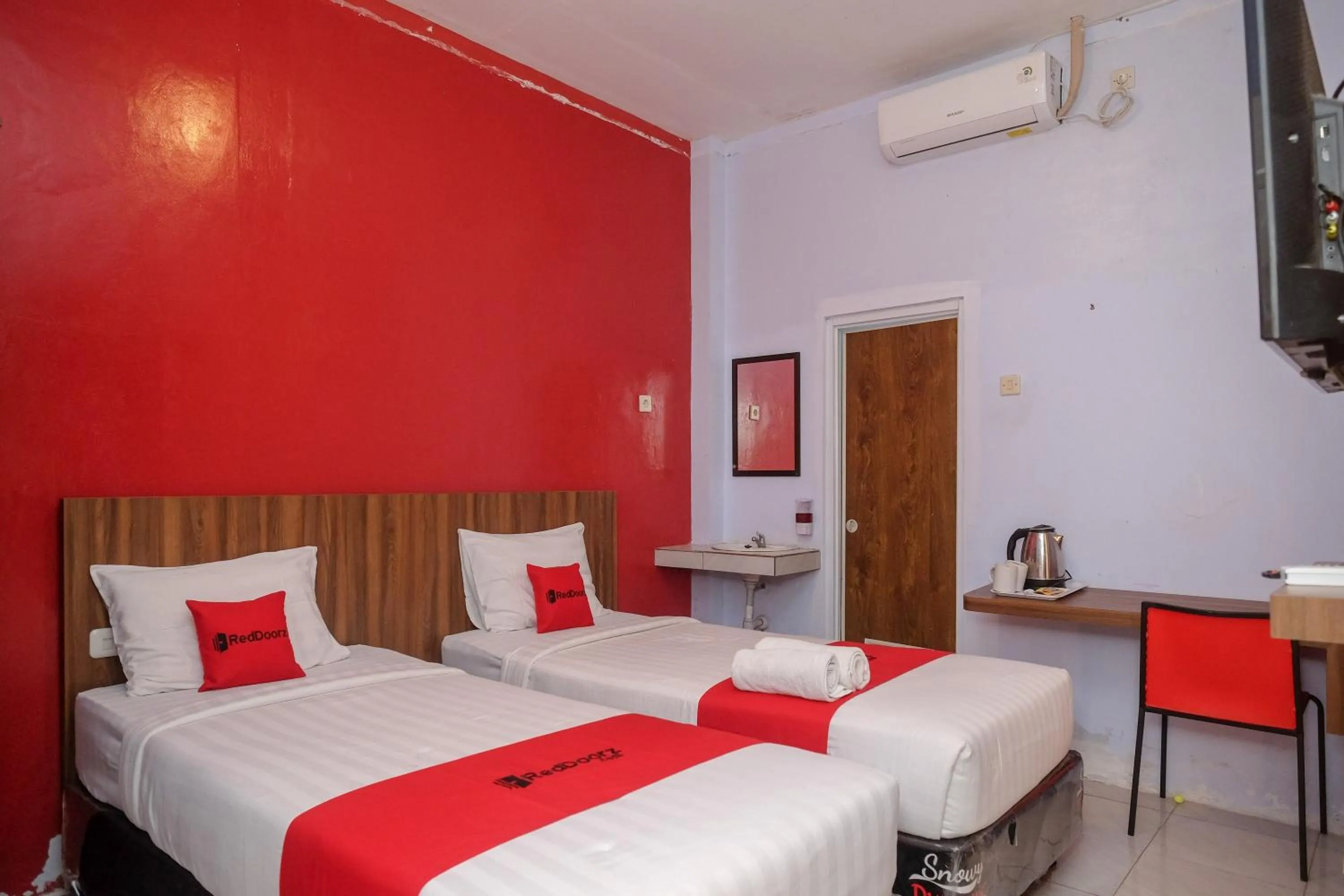 Bed in RedDoorz At Pondok Eyang Obi Sleman