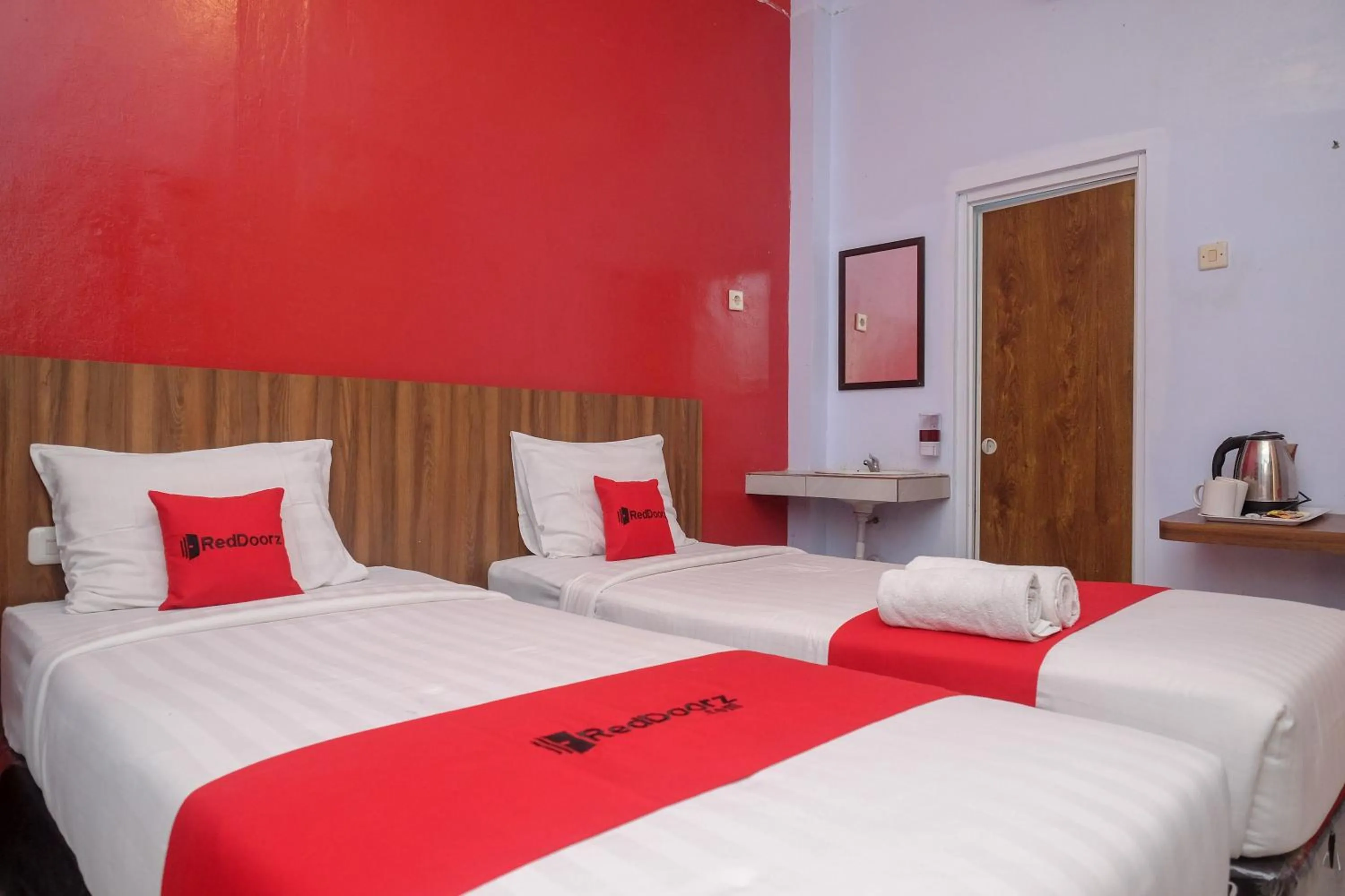 Bed in RedDoorz At Pondok Eyang Obi Sleman