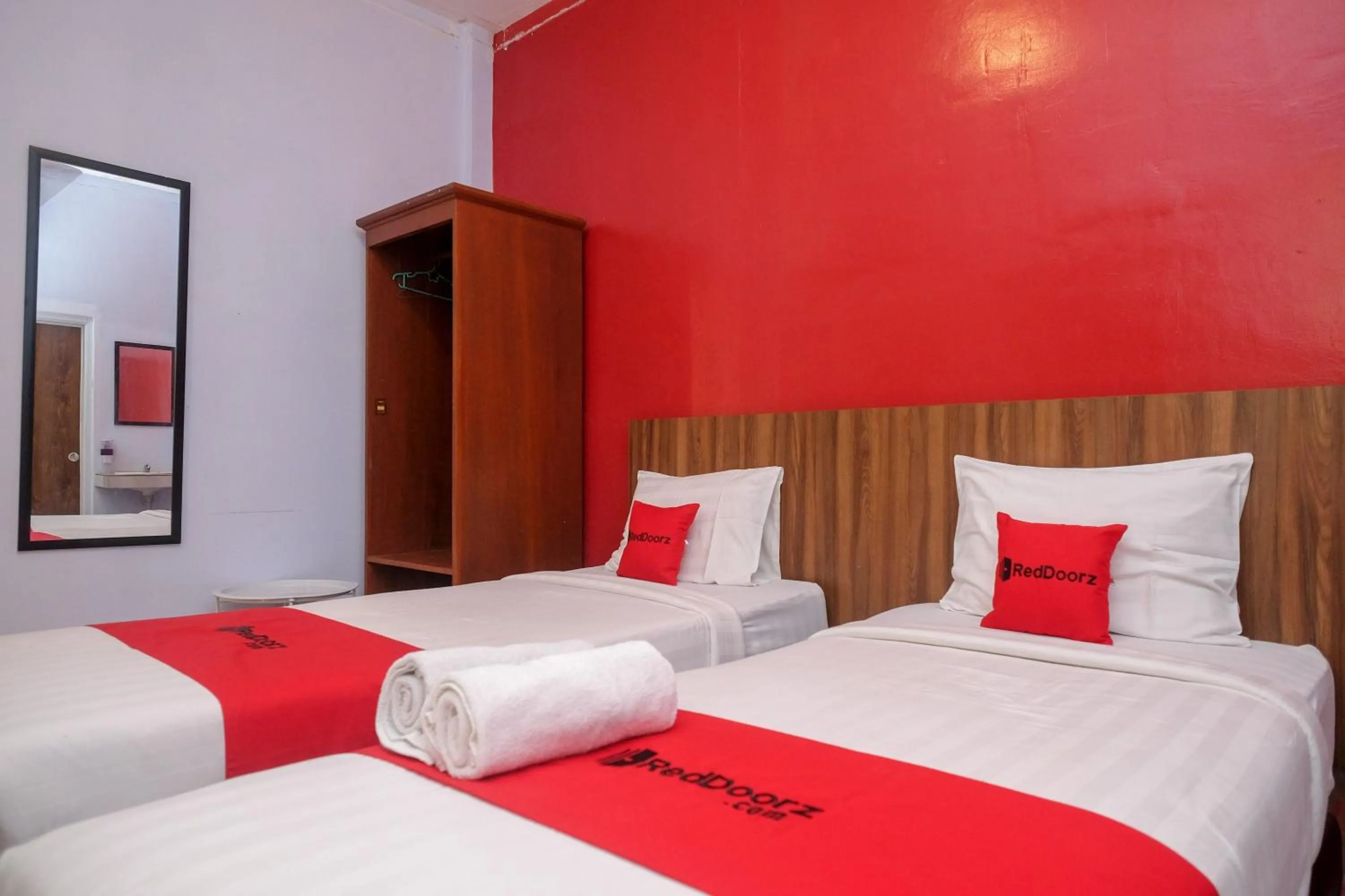 Bed in RedDoorz At Pondok Eyang Obi Sleman