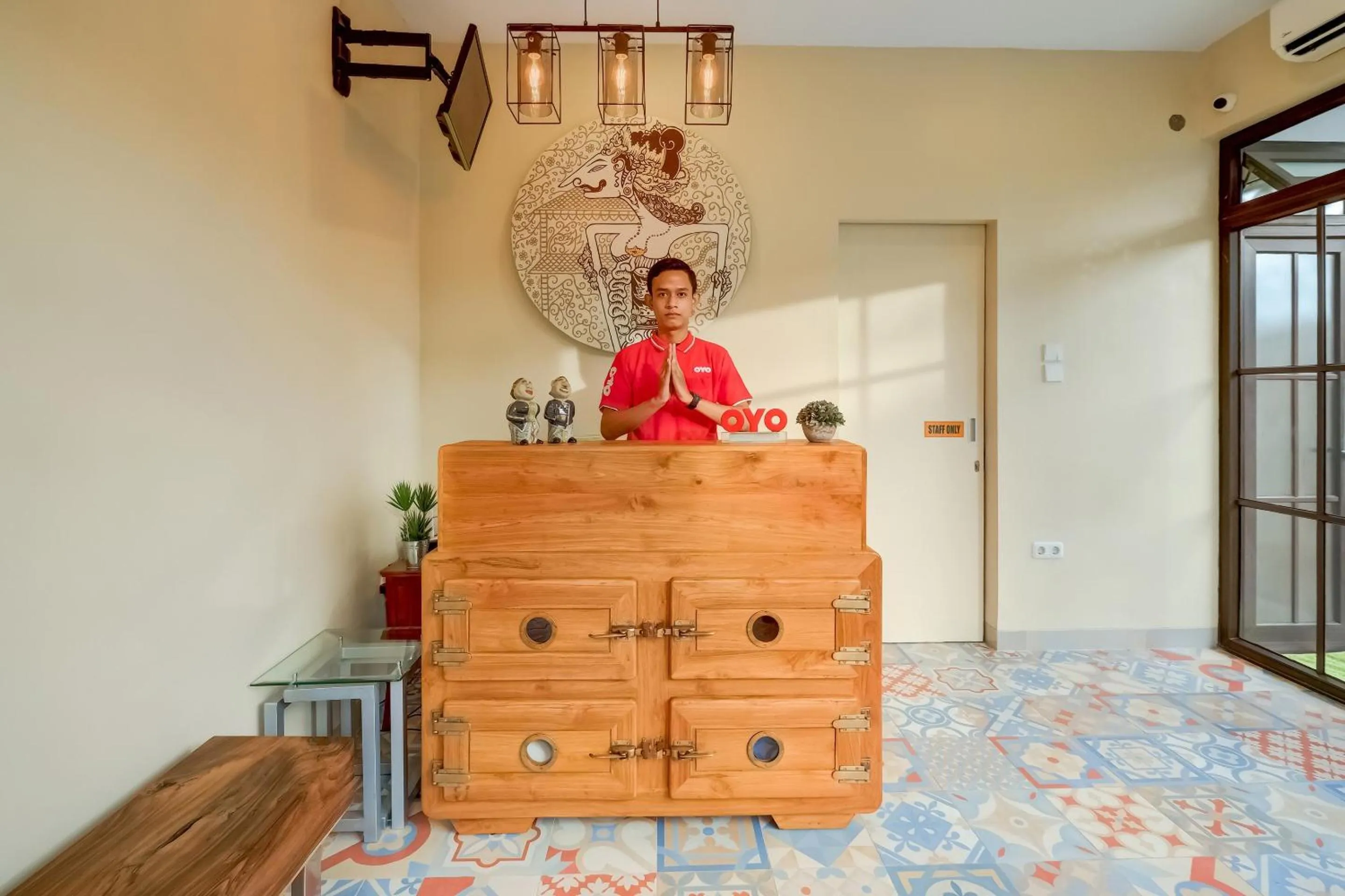 Lobby or reception in Hotel O Griya Gayatri Syariah