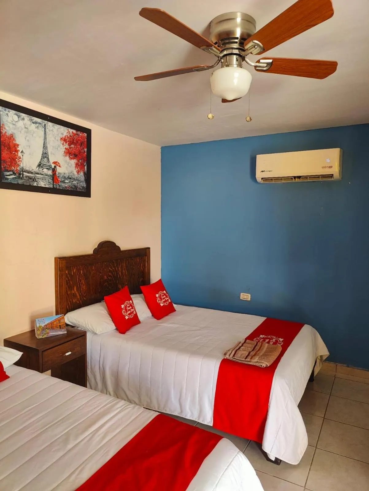 Bed in Hotel Posada Santa Elena