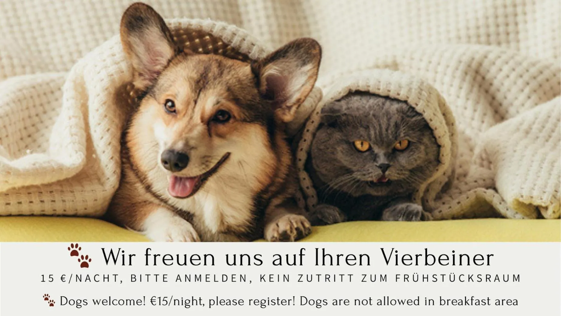 Pets in Ambient Hotel am Europakanal