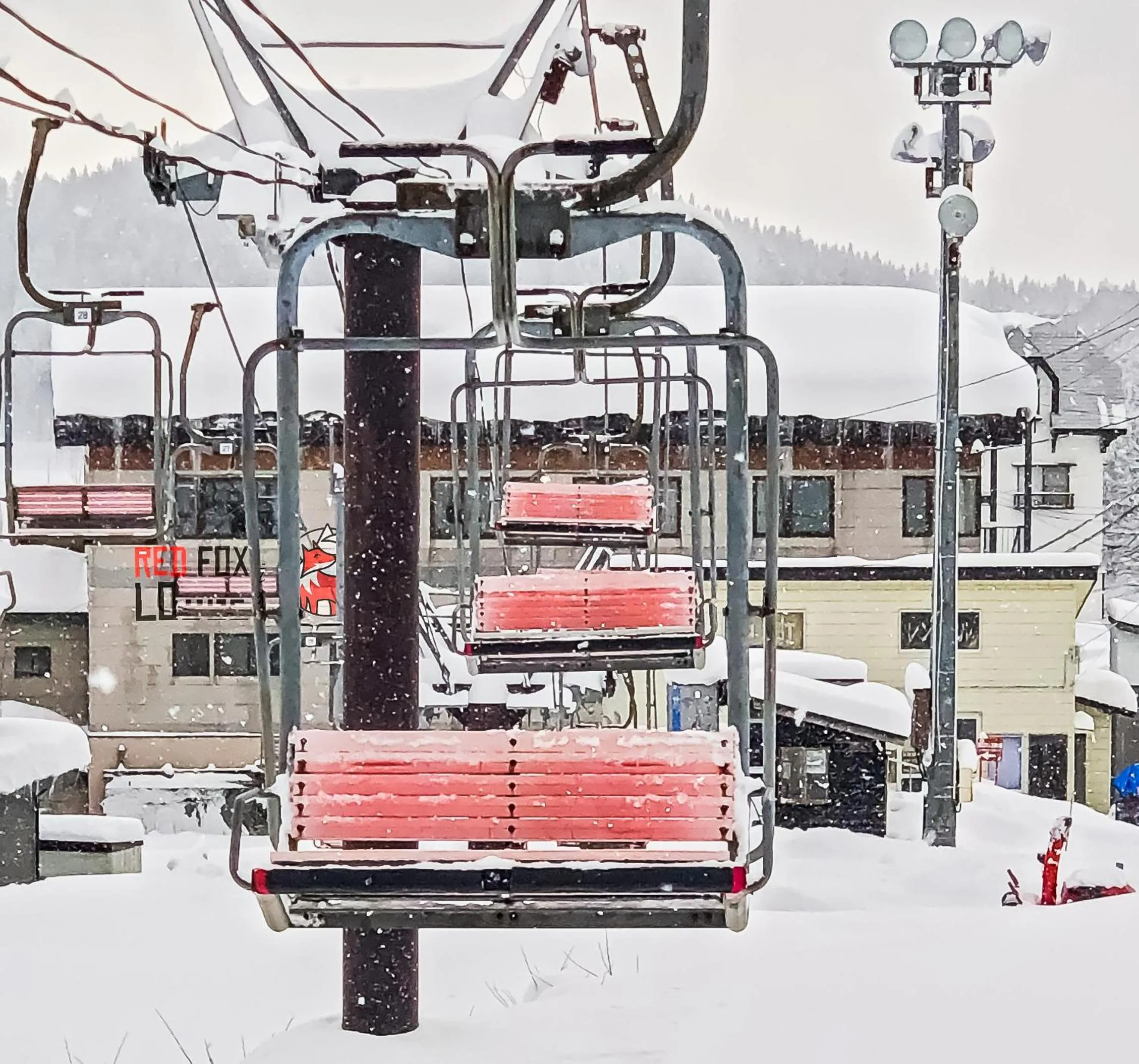 Skiing in Red Fox Lodge Myoko