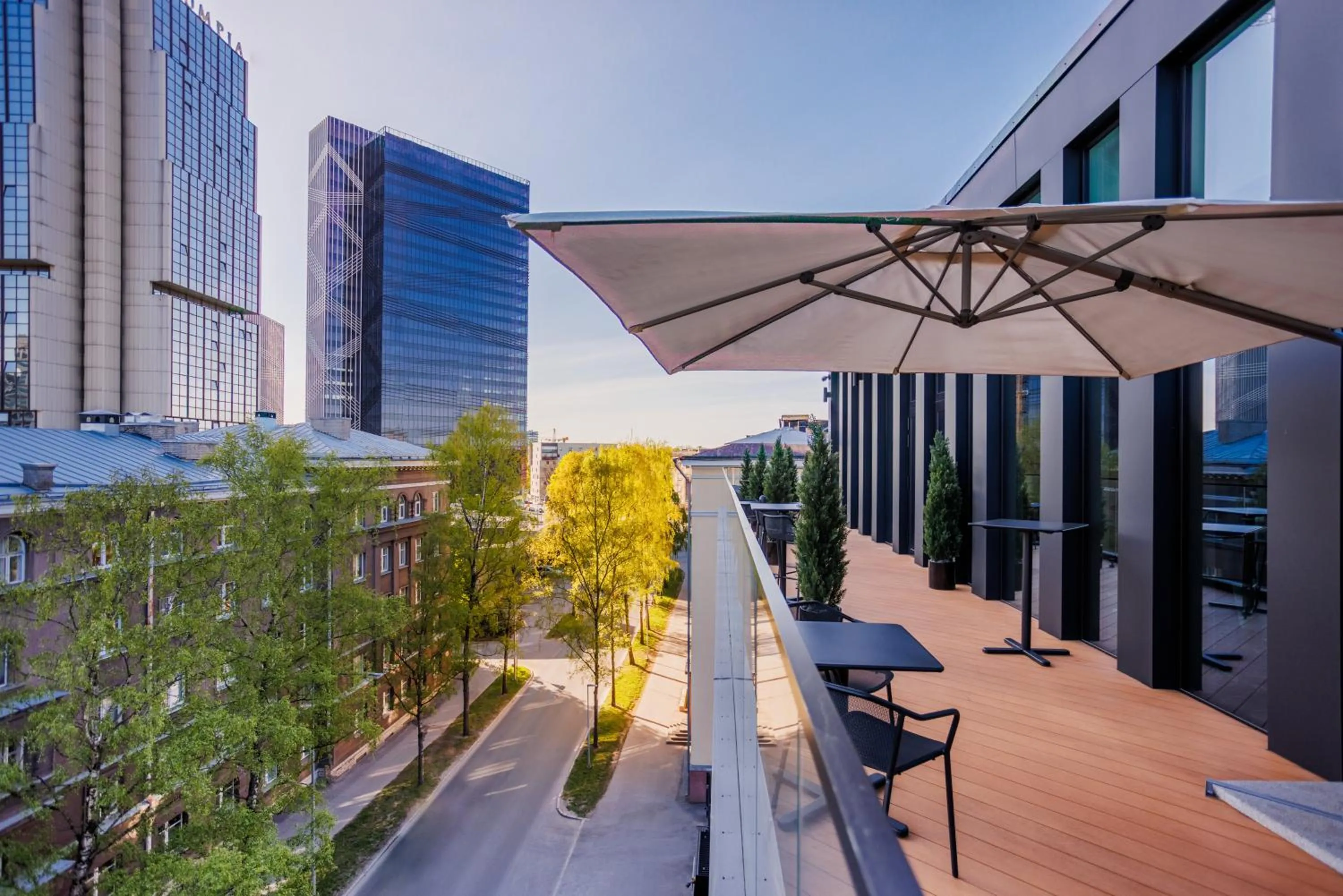 Balcony/Terrace in Hotel Lembitu Tallinn