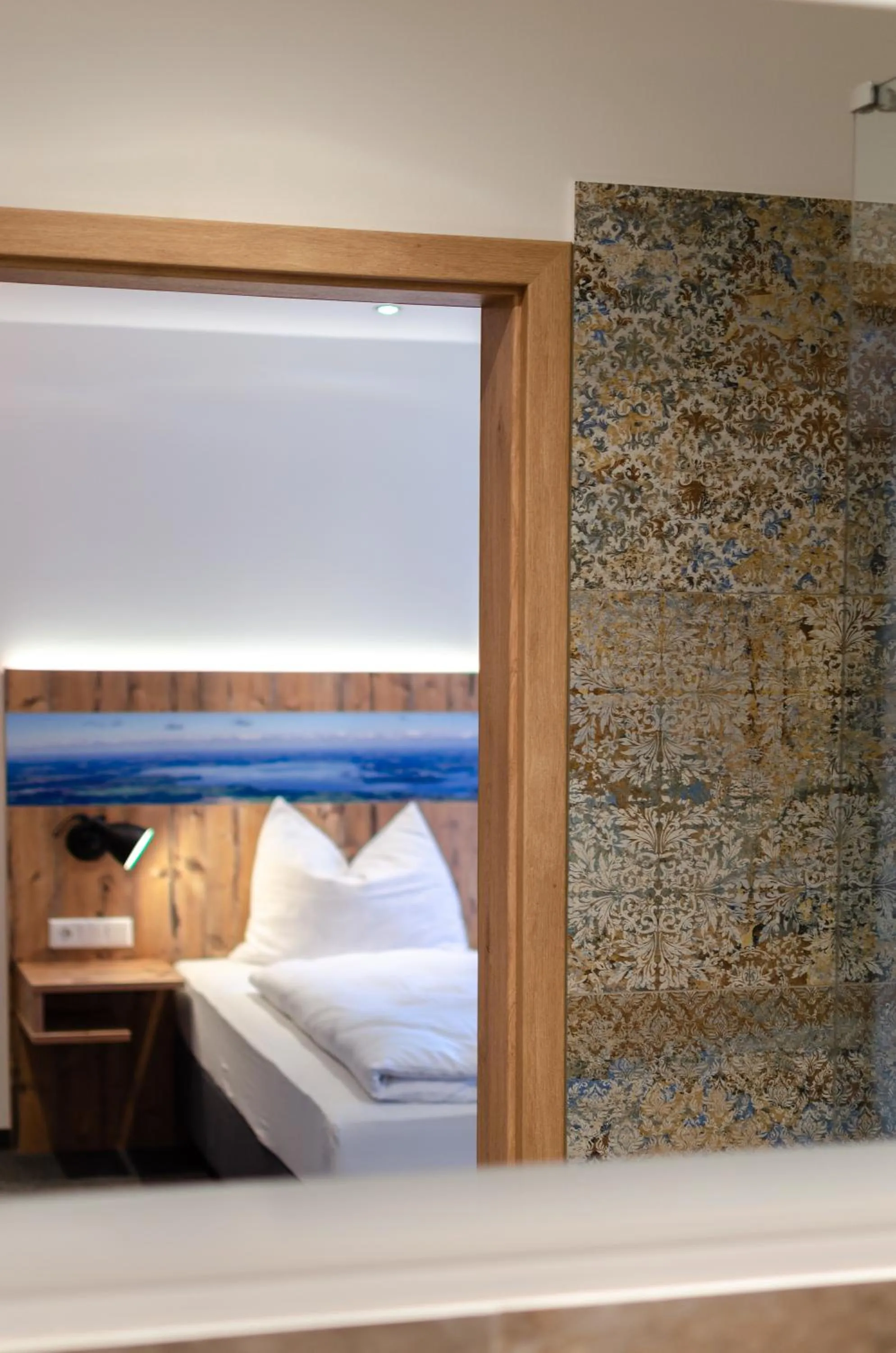 Bed in Gasthof Messerschmied