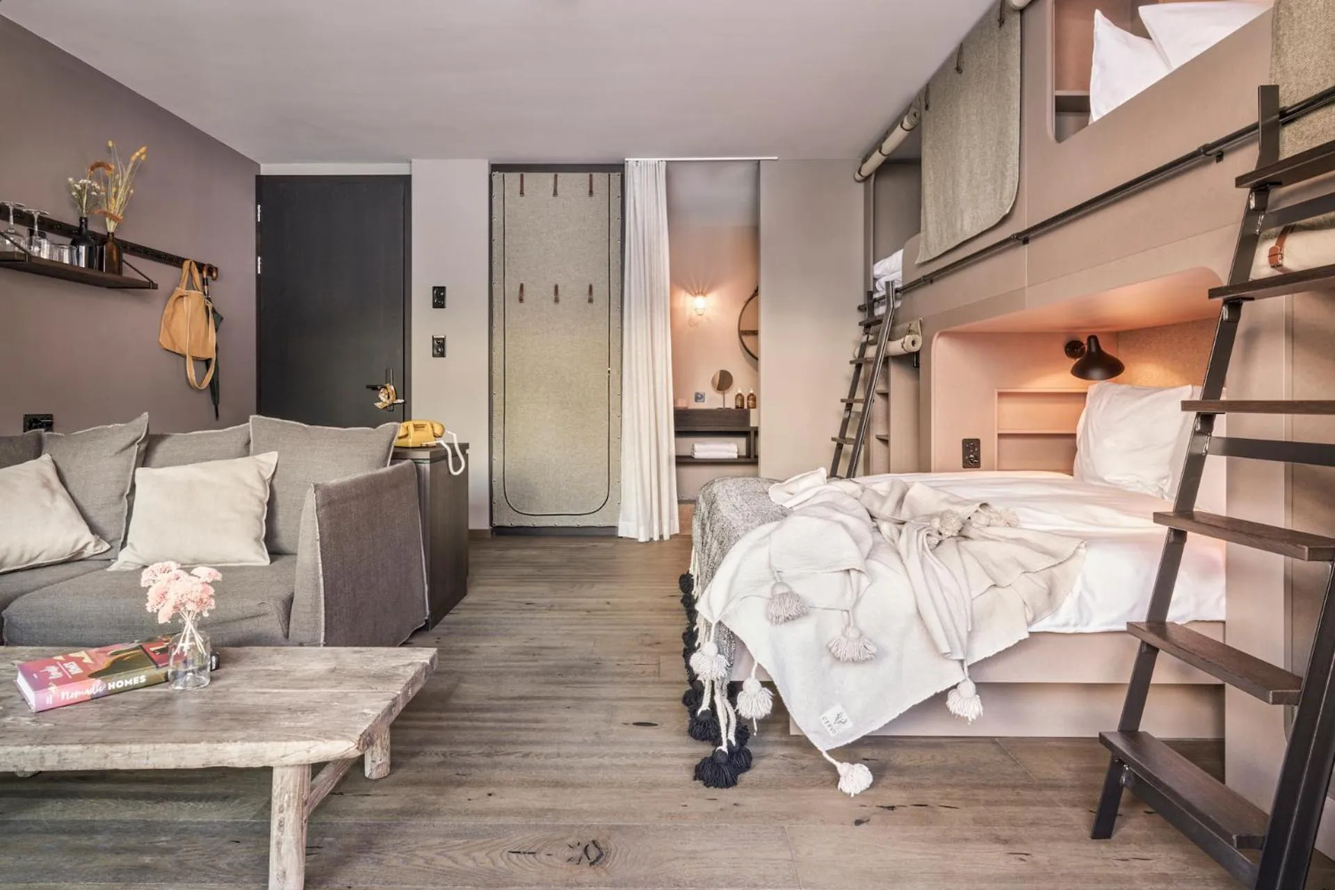 Photo of the whole room, Bed in Nomad by CERVO Mountain Resort