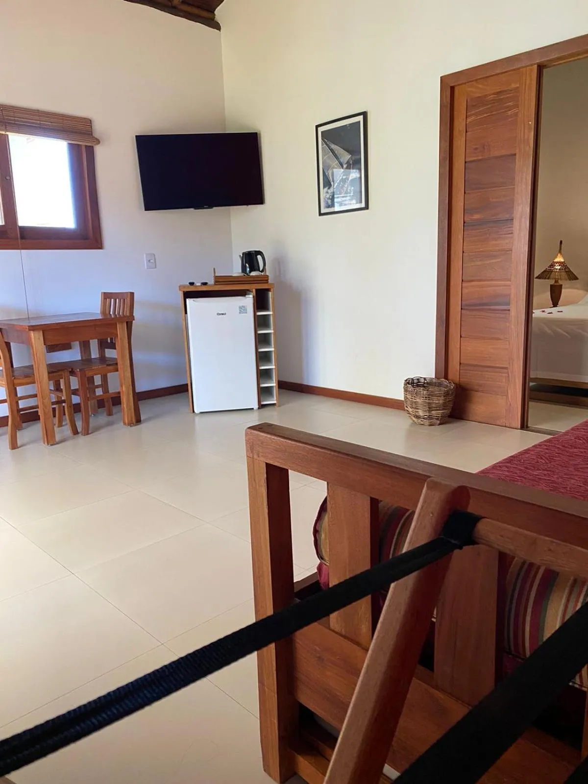 Communal lounge/ TV room in Carapitangui Pousada