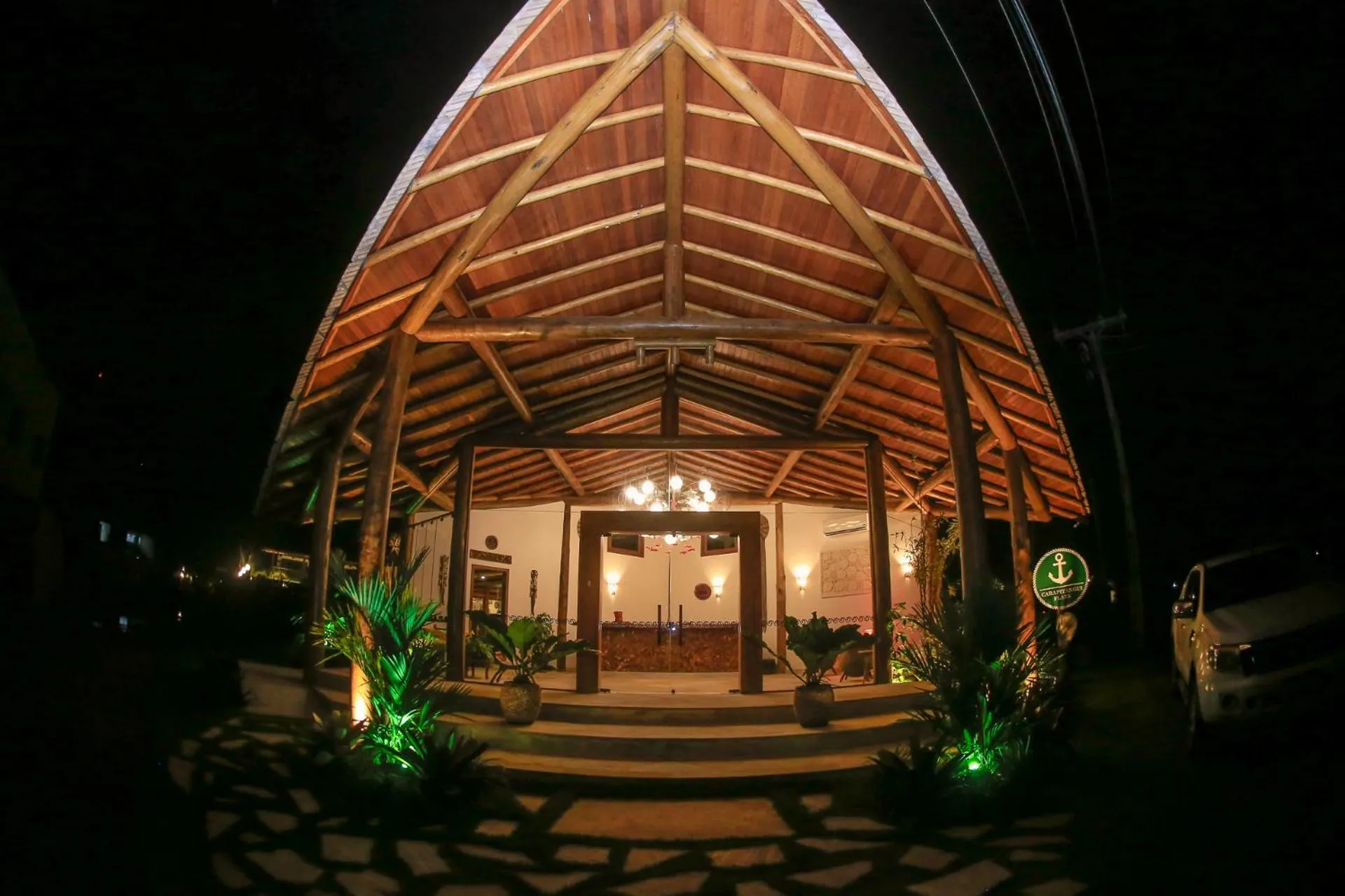 Facade/entrance in Carapitangui Pousada