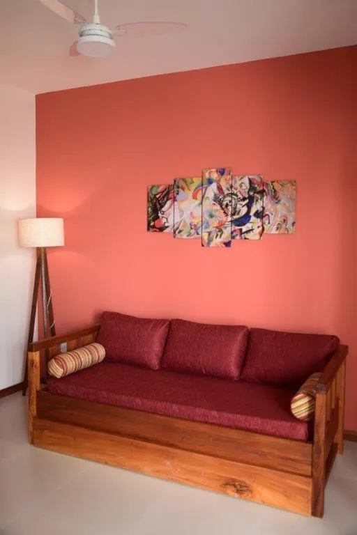 Living room in Carapitangui Pousada