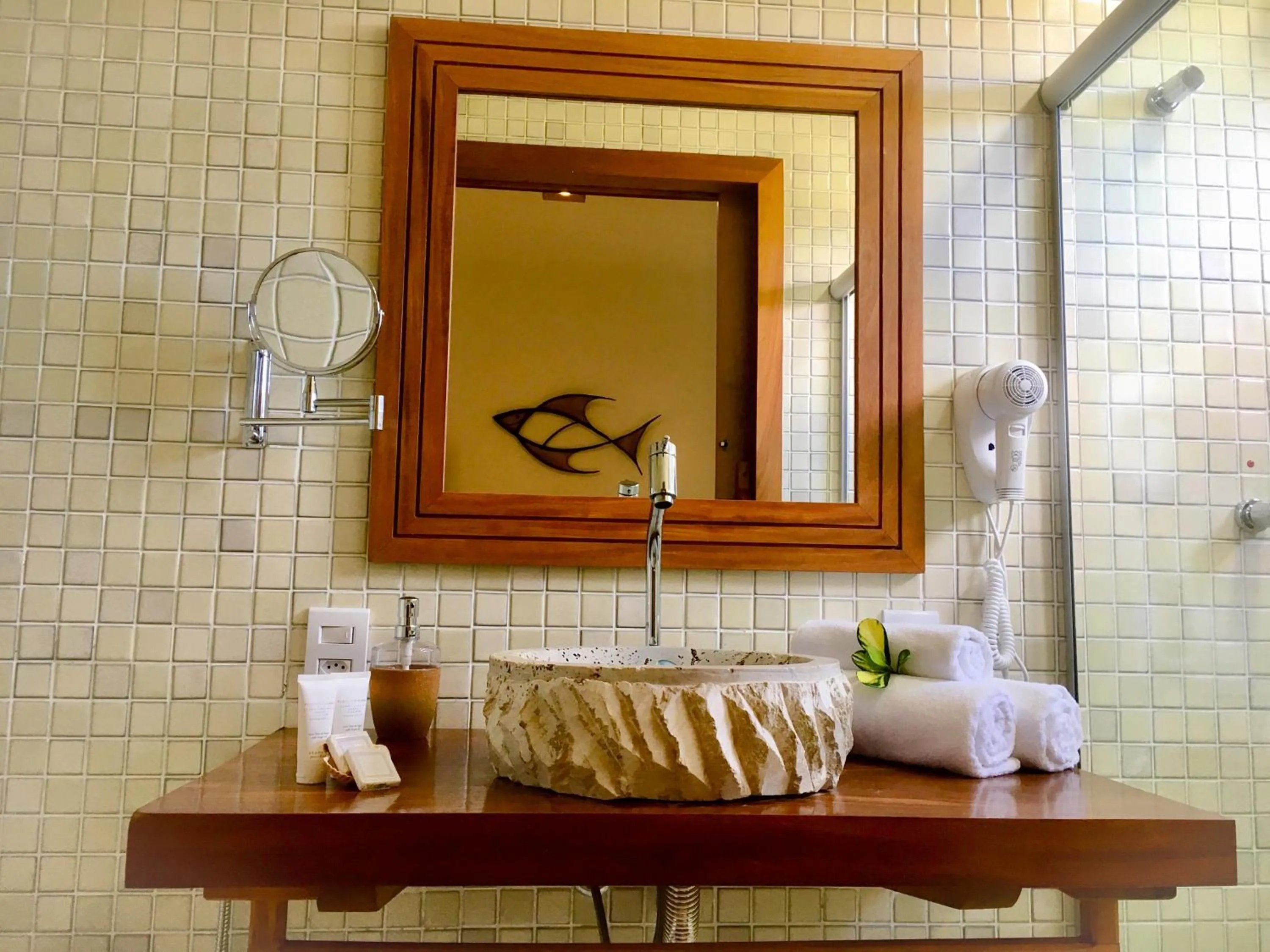 Bathroom in Carapitangui Pousada