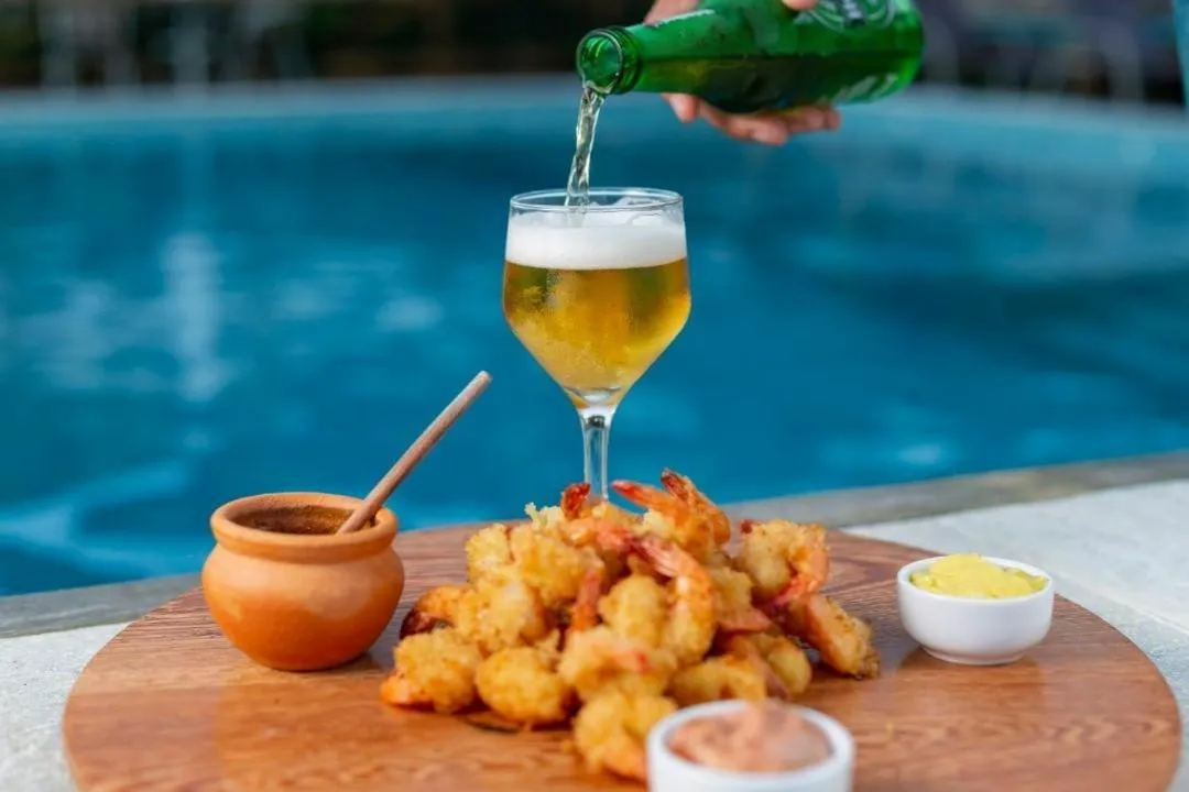 Lounge or bar in Carapitangui Pousada