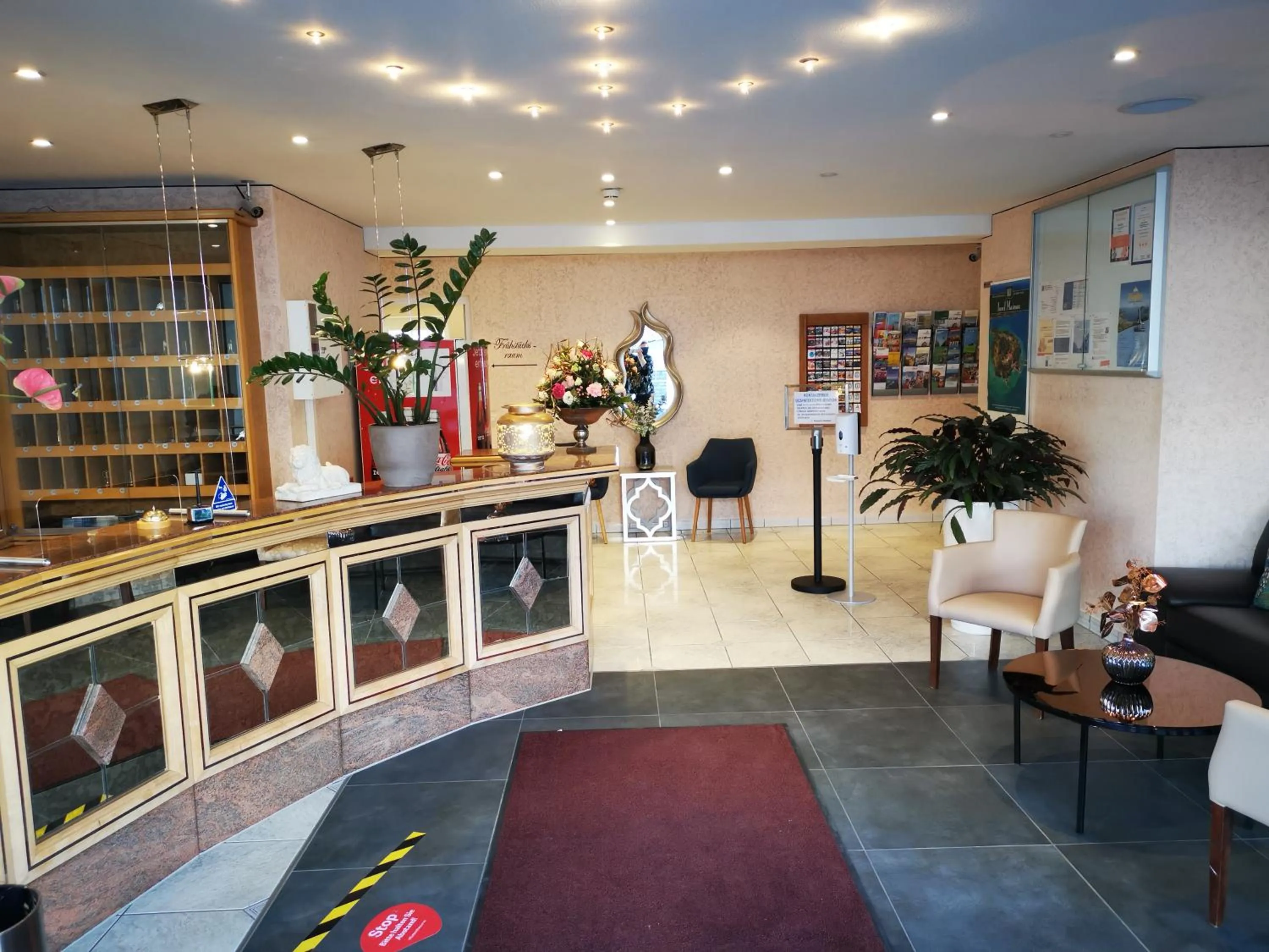 Lobby or reception in Hotel Löwen