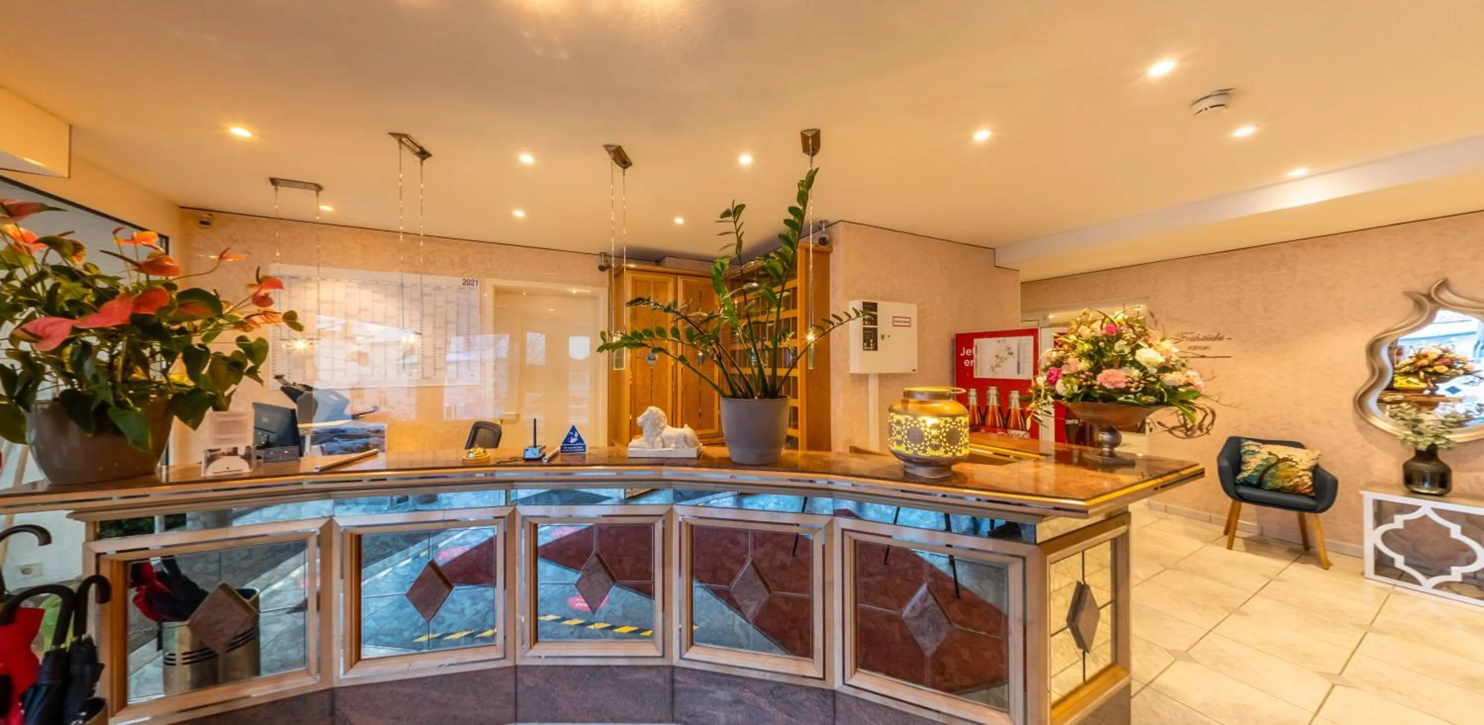 Lobby or reception in Hotel Löwen