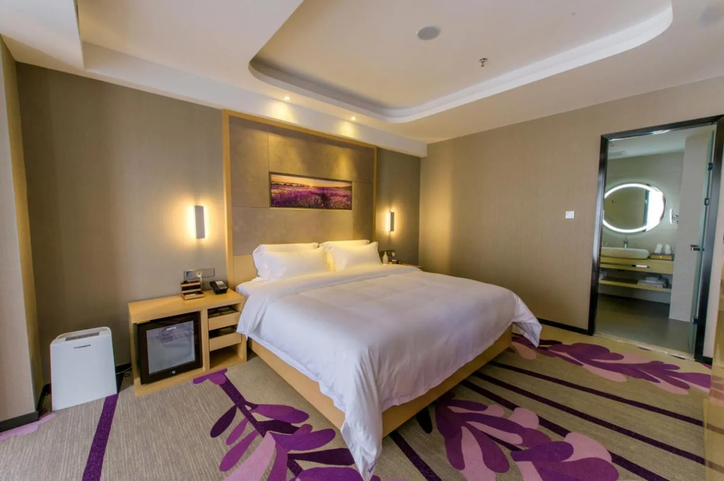 Bed in Lavande Hotels·Chengdu Shuangliu International Airport