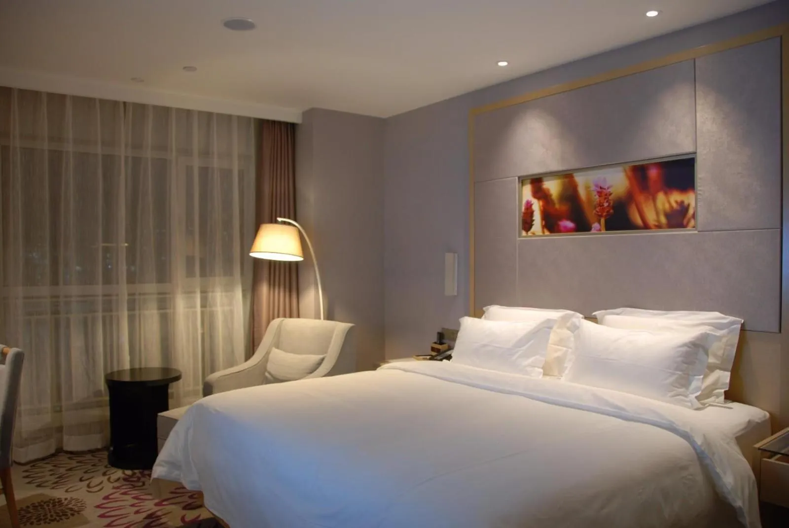 Bed in Lavande Hotels·Xian High-Tech Zone West Avenue Yango