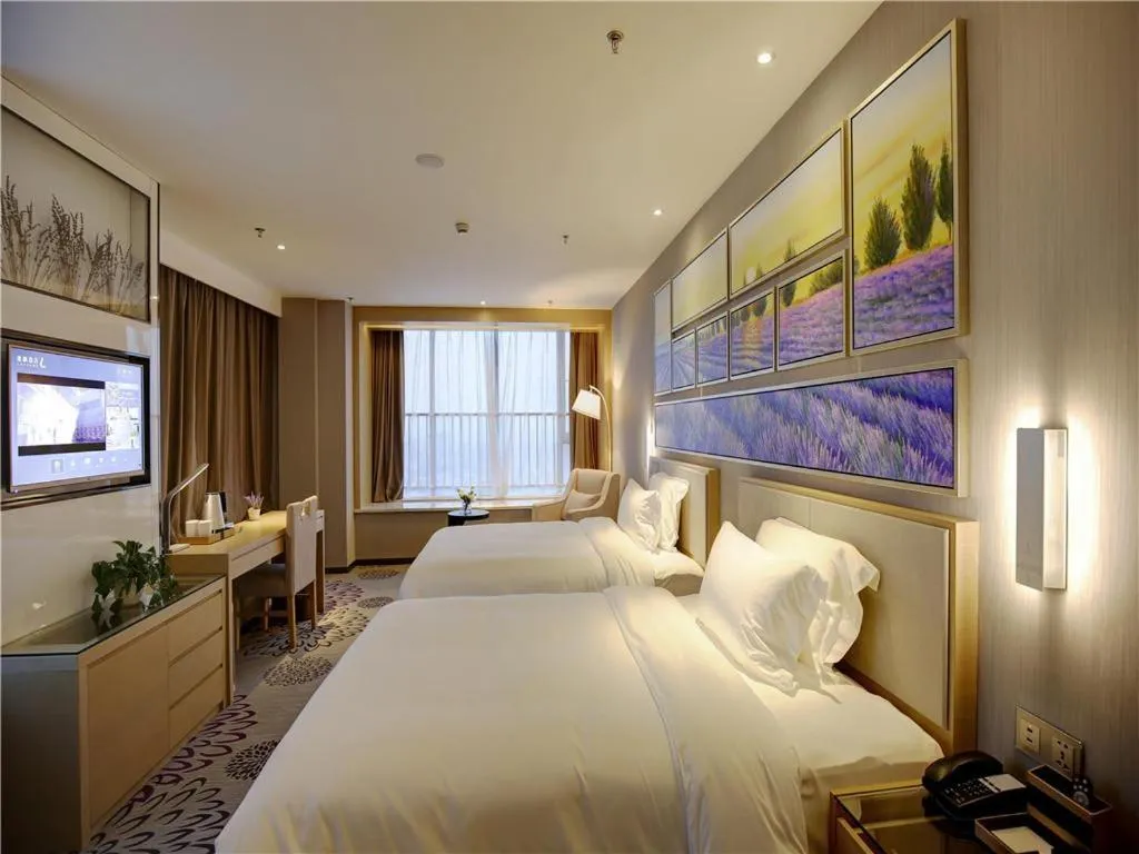 Bed in Lavande Hotel Chengdu Dafeng Shixi Park Subway Station