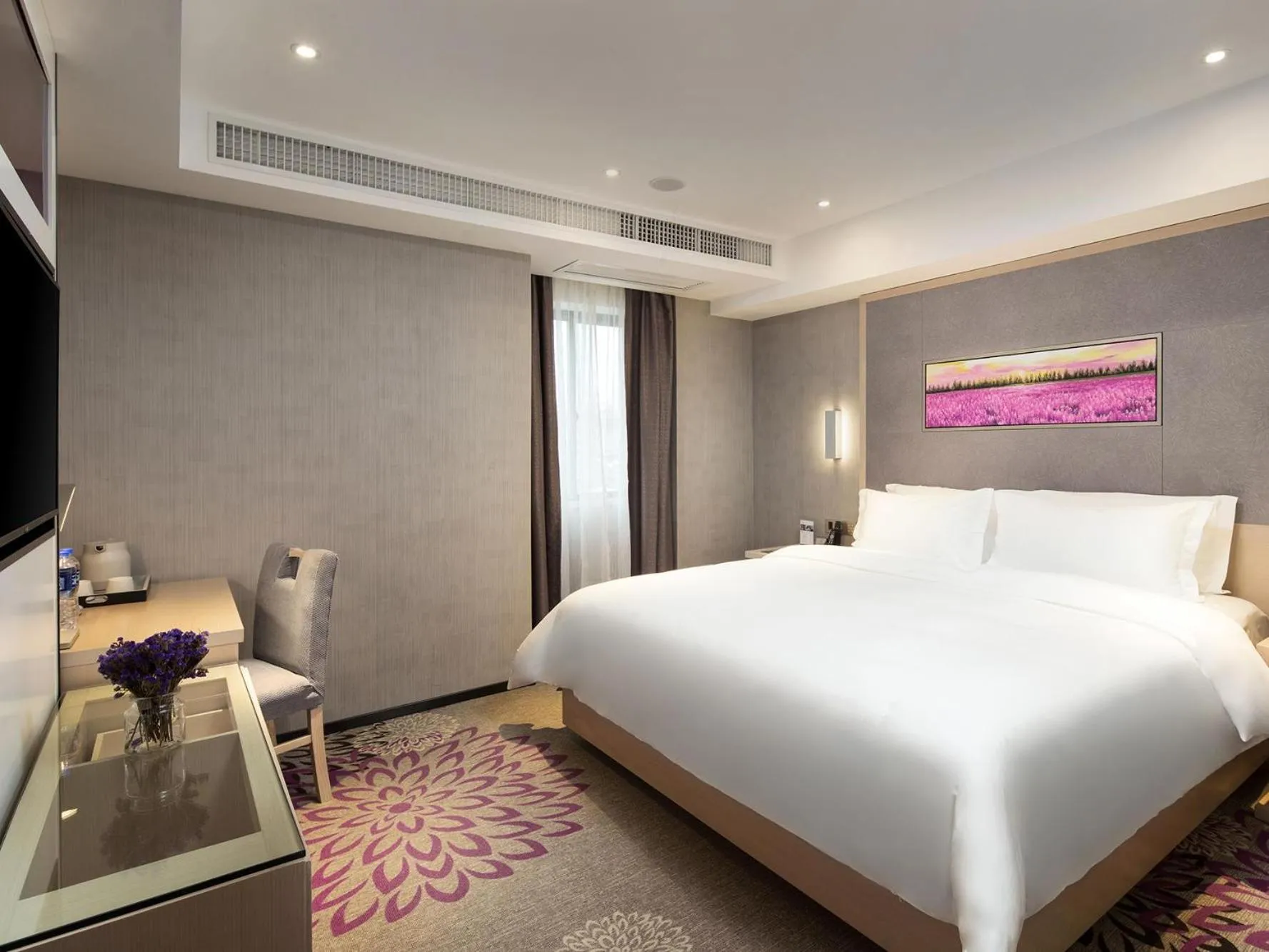 Bed in Lavande Hotel Zhangjiajie Tianmenshan Dayongfucheng