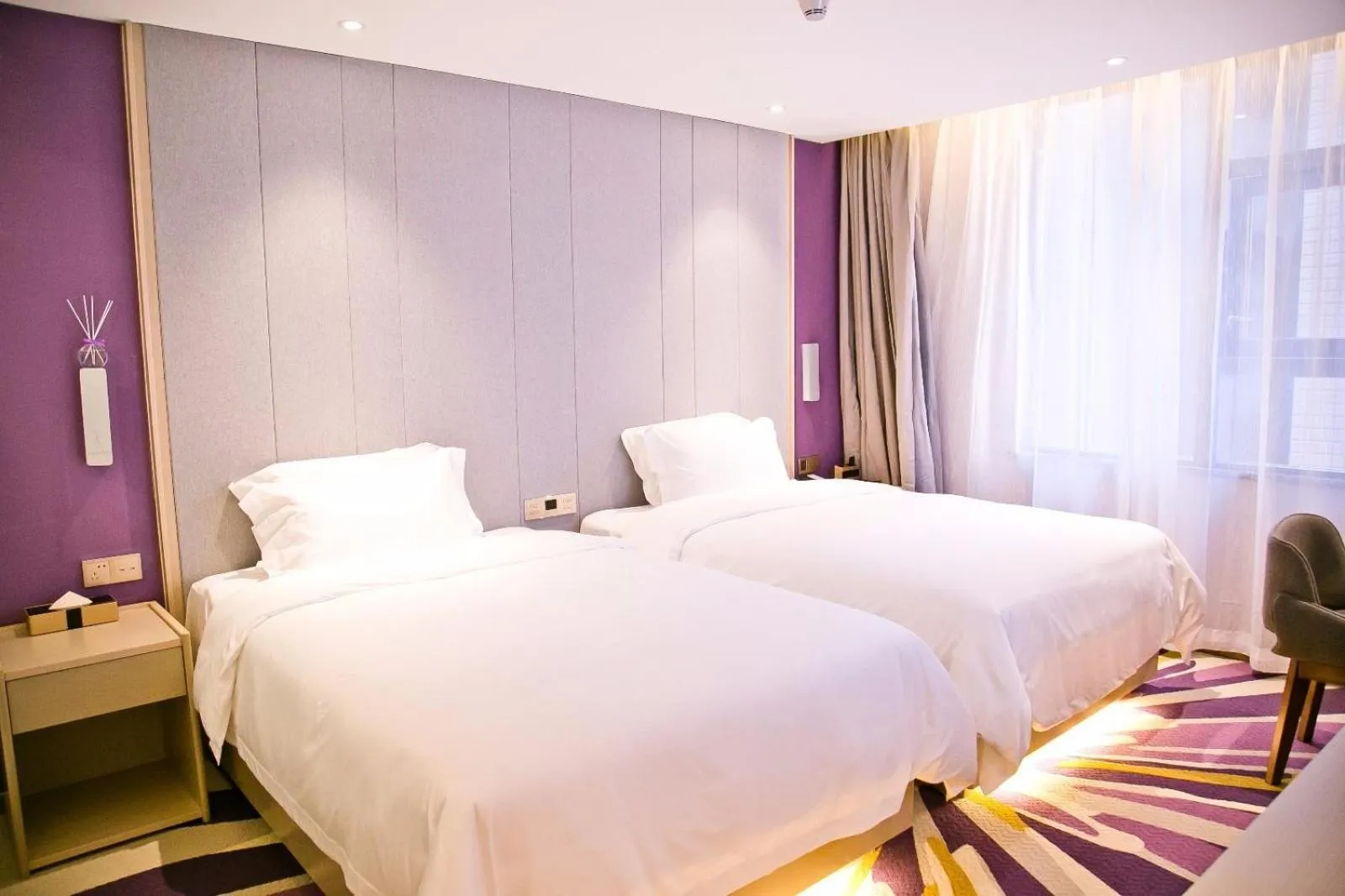 Bed in Lavande Hotels·Shenzhen North Railway Station Longhua Yicheng Center